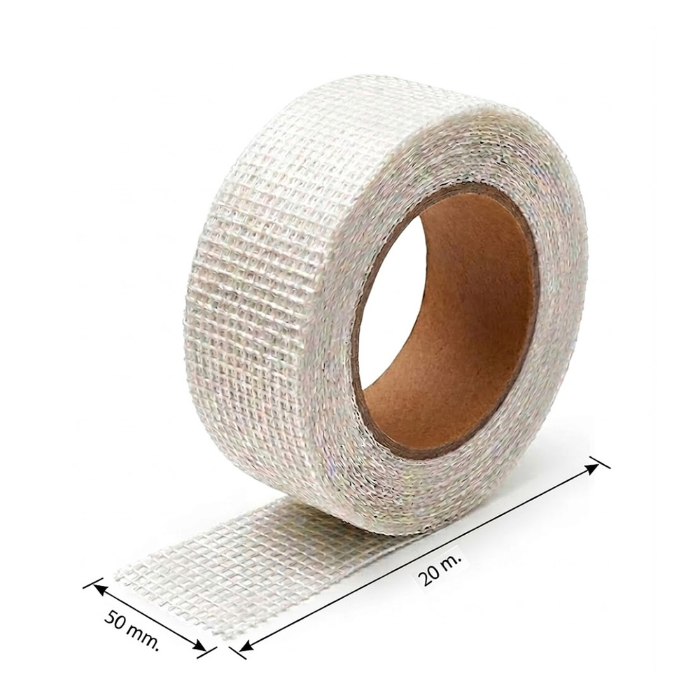 Cinta Fibra Vidrio Adhesiva  50 mm. x 20 m.