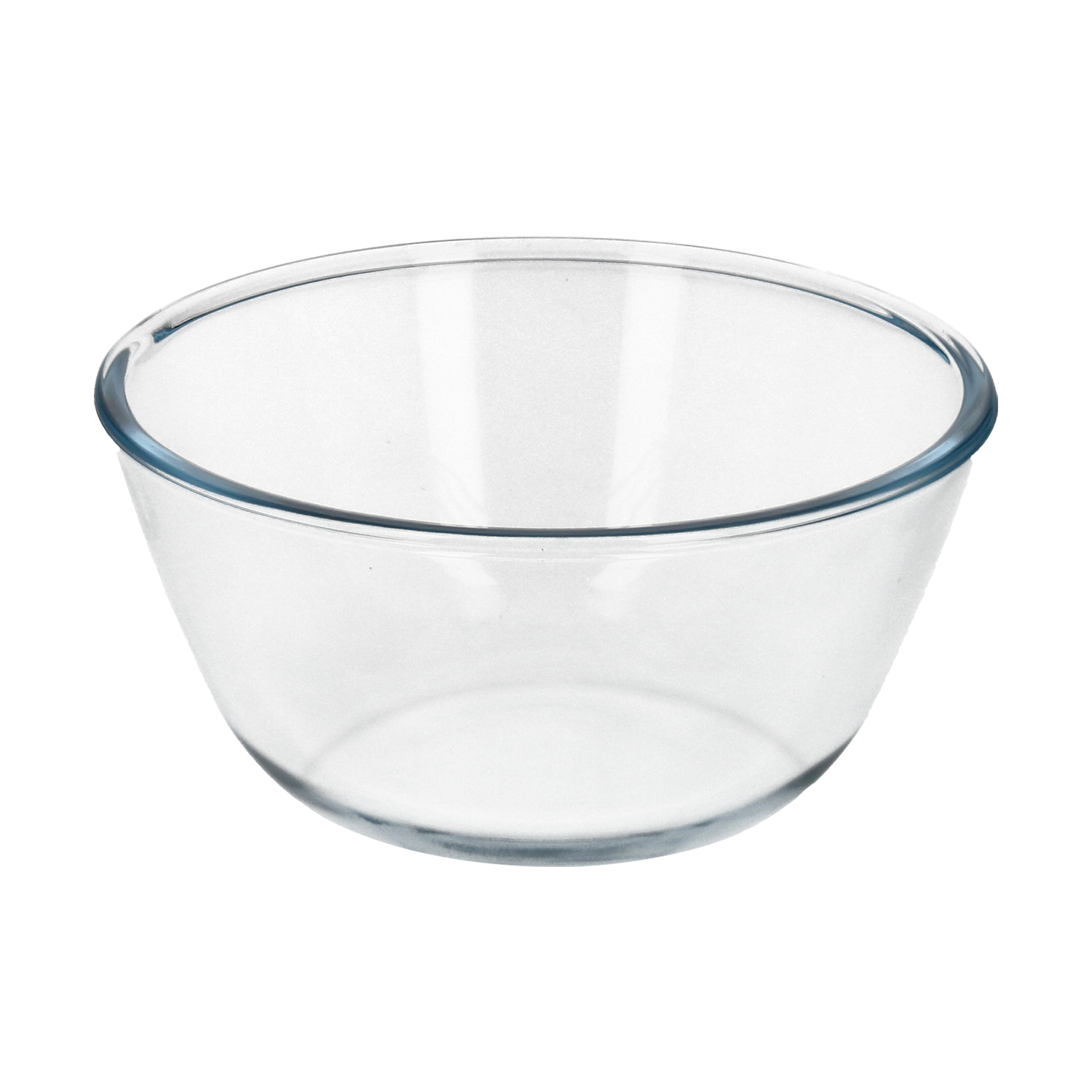 Bol De Cristal, Ideal Para Mezclas. 1.5 Litros. Libre BPA, Cristal De Borosilicato.Ensaladas, Postre