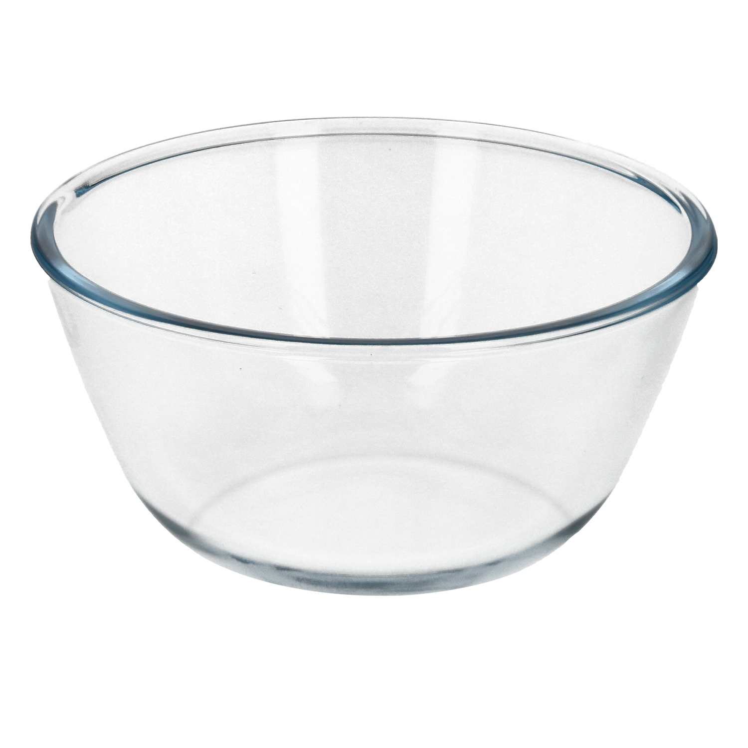 Bol De Cristal, Ideal Para Mezclas. 2.0 Litros. Libre BPA, Cristal De Borosilicato.Ensaladas, Postre