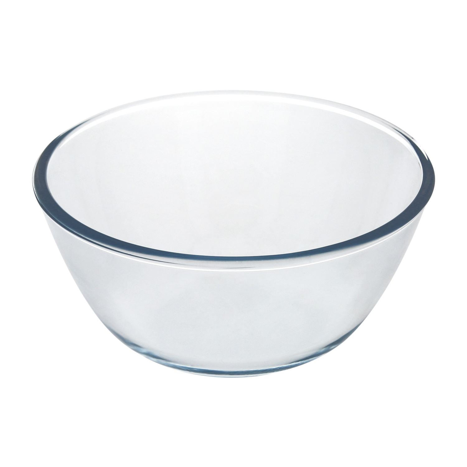 Bol De Cristal, Ideal Para Mezclas. 2.5 Litros. Libre BPA, Cristal De Borosilicato.Ensaladas, Postre