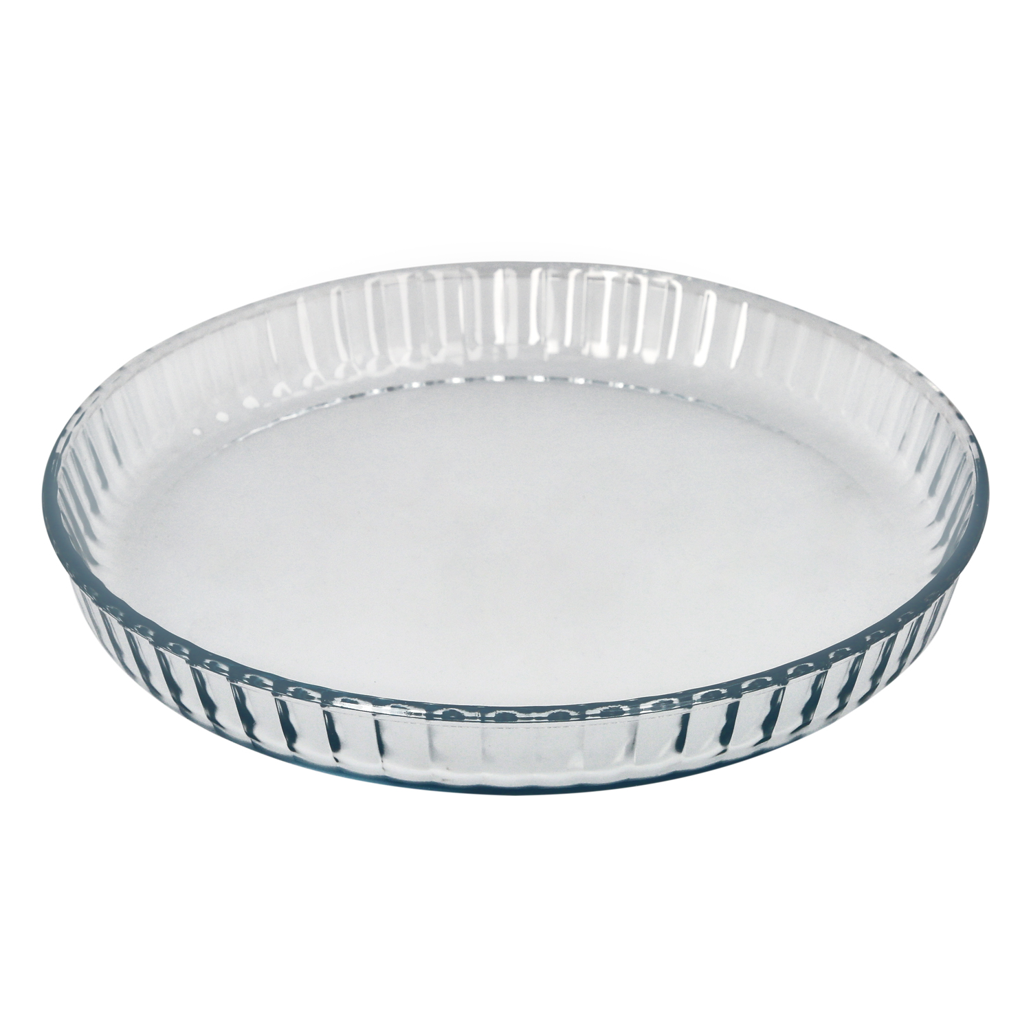 Molde Rizado Horno Cristal Borosilicato Ø 28 cm. Ideal Postres, Cocina, Resposteria, Tartas, Quiche,