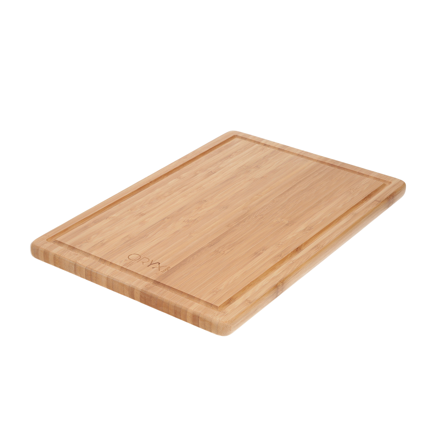 Tabla Cortar Cocina Fabricada En Madera De Bambu 100% Con Ranura 32x25,5 cm.Tabla Cortar,Carne Pesca