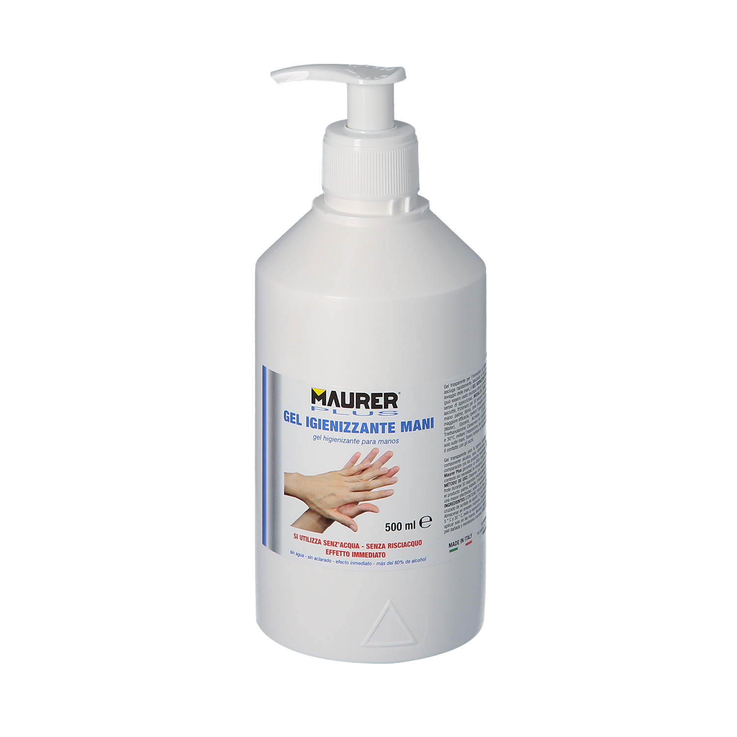 Gel Hidroalcoholico Higienizante Con Boton Dispensador 500 ml.