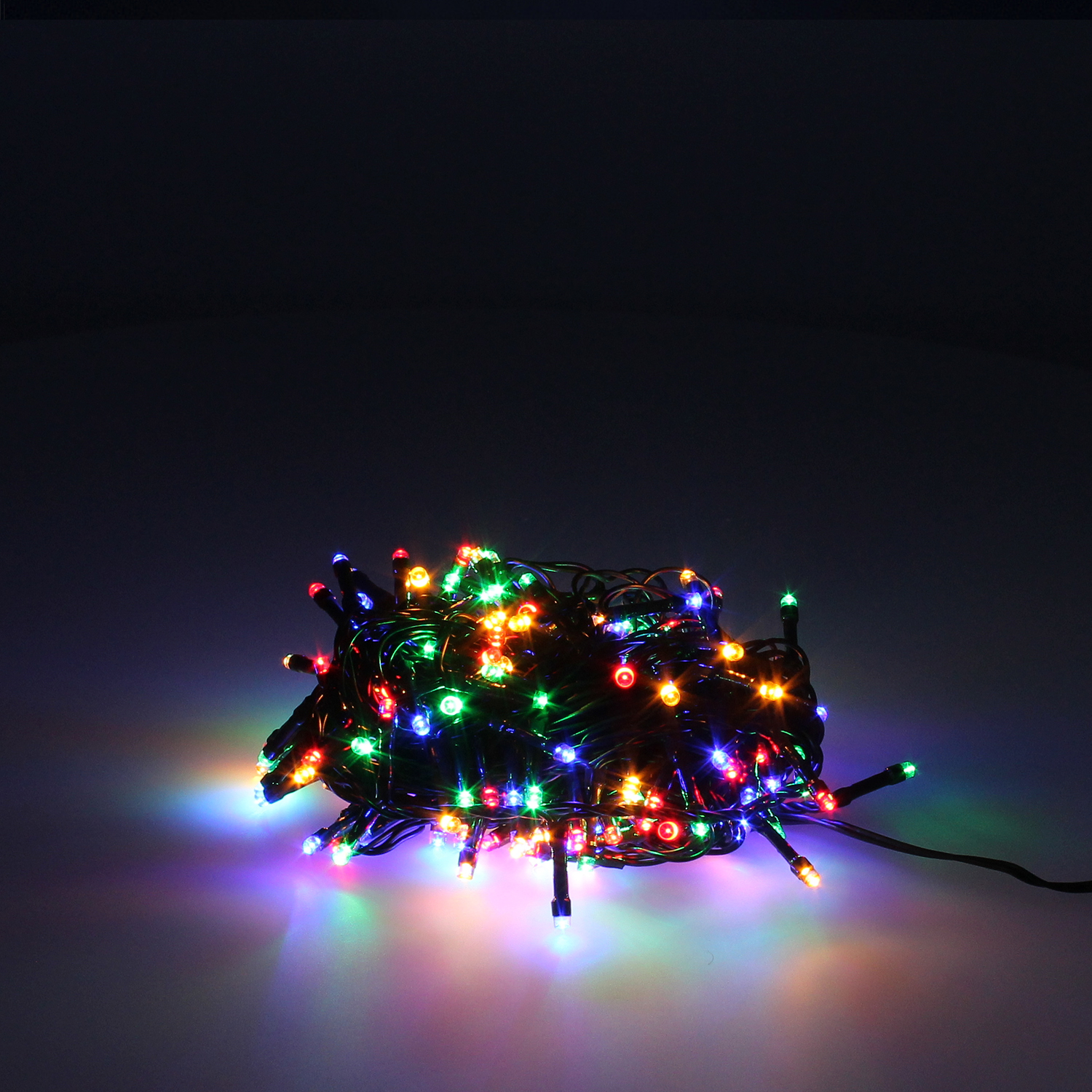 Guinalda Luces Navidad 500 Leds Multicolor. Luz navidad interiores y exteriores IP44