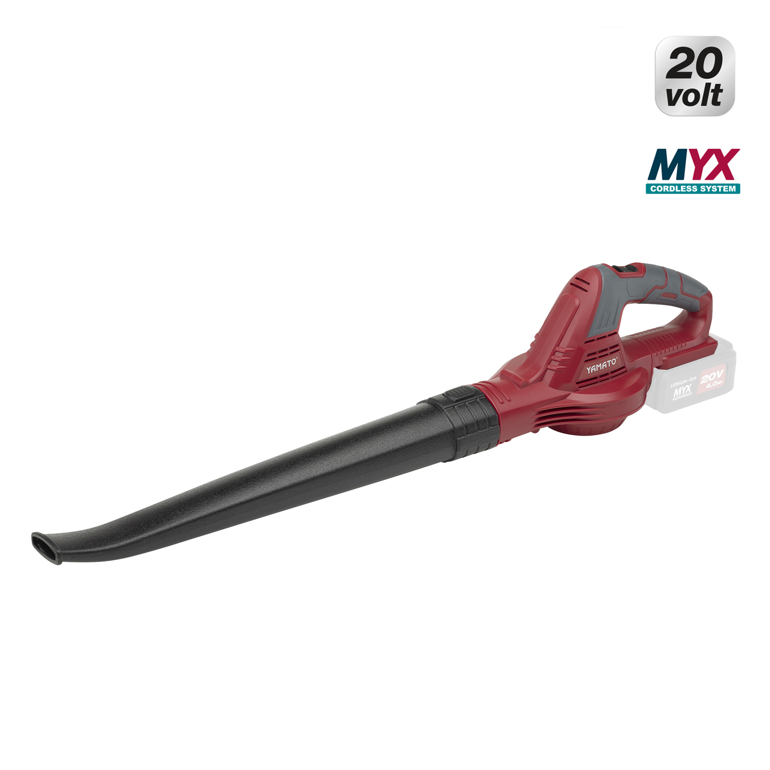 Soplador A Bateria 20 V. LIMYX Sin Bateria. Soplador Hojas Jardin, Velocidad 190 Km/h Mango Soft Gri