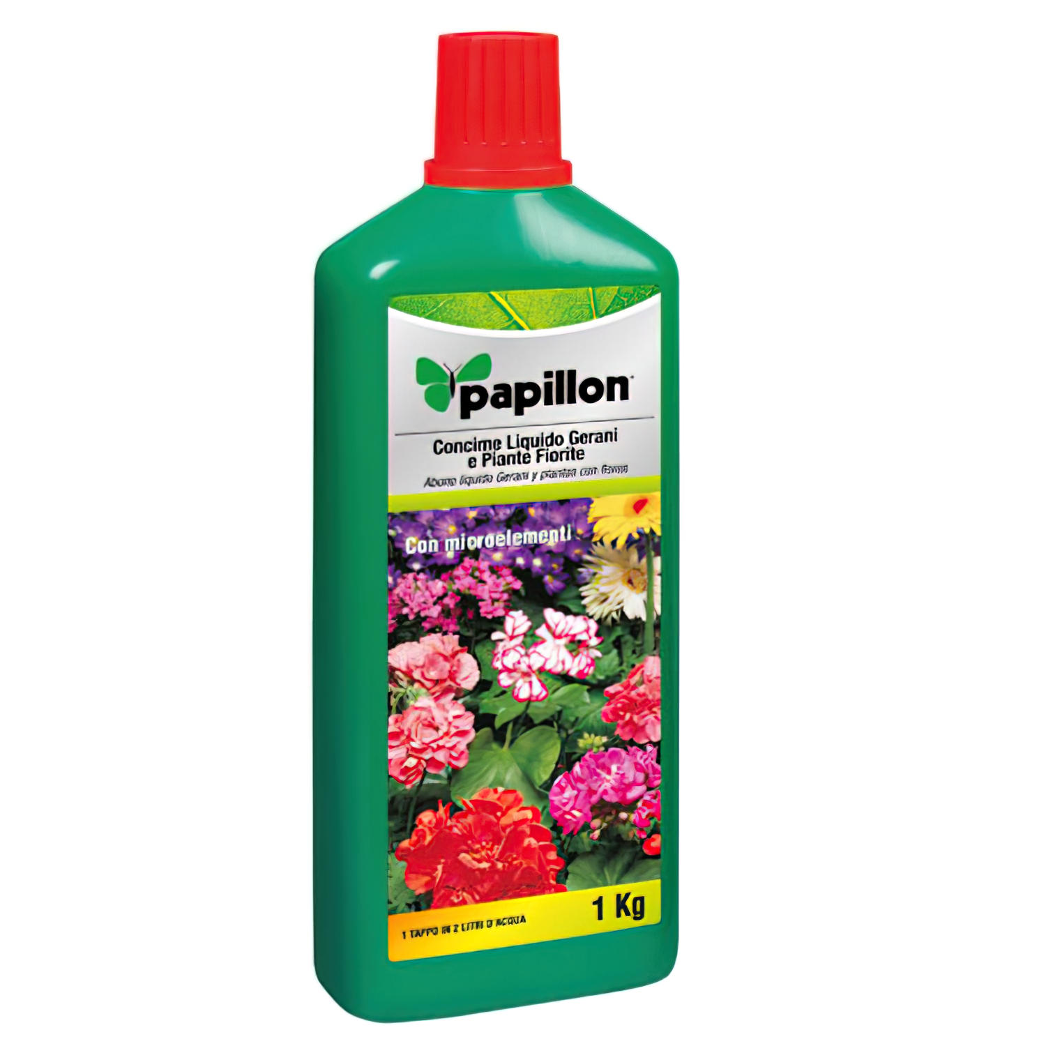 Abono Liquido Papillon Geranios y Flores 1kg