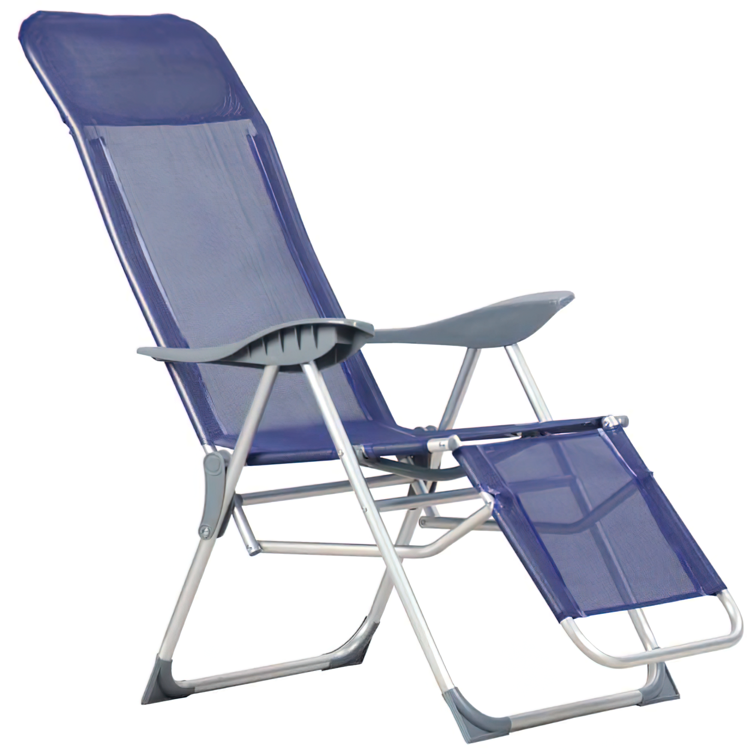 Silla Playa Aluminio Atril 5 posiciones Con resposapies