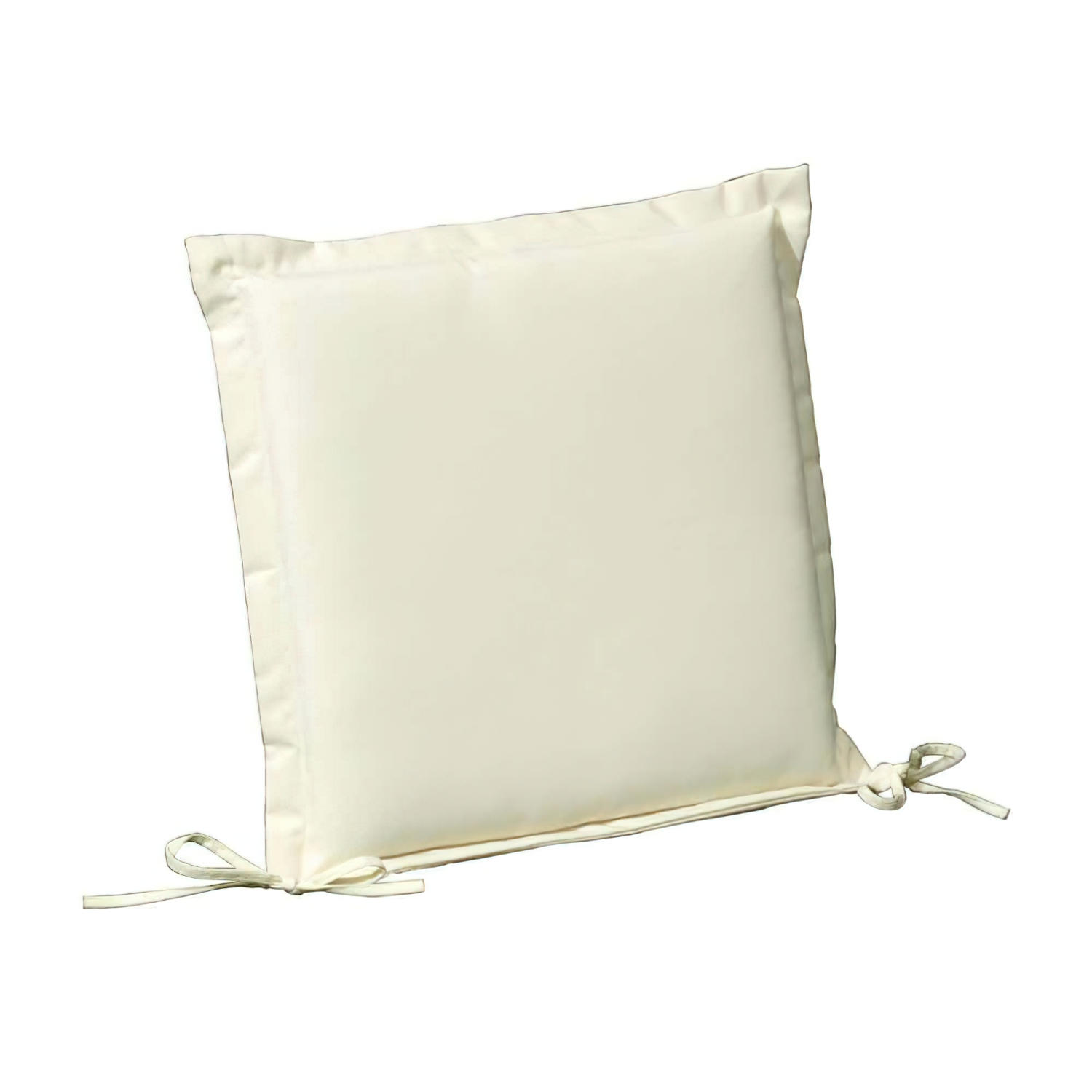 Cojín Para Silla 43x43x5 cm. Beige Desenfundable