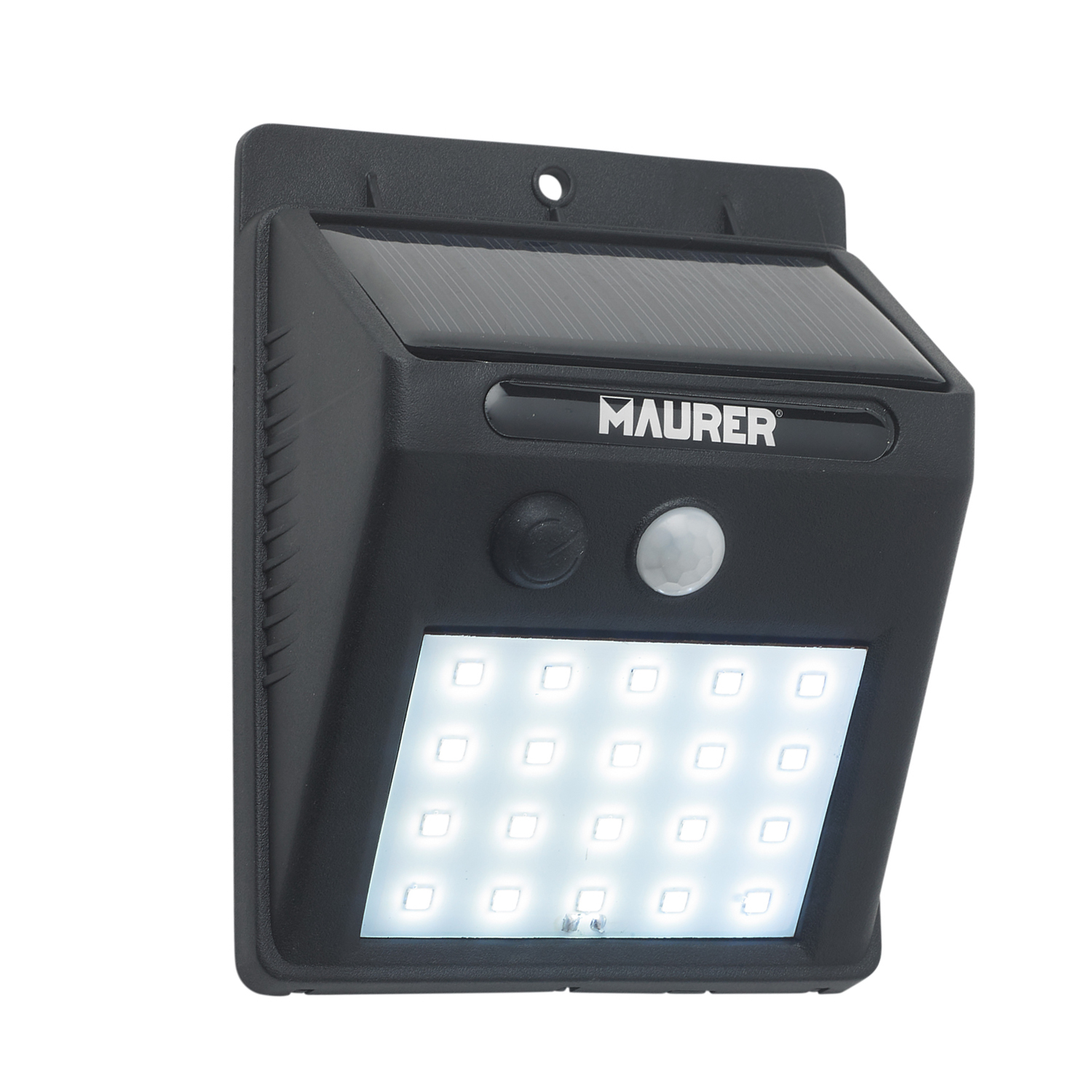 Aplique Foco Solar LED Exterior IP65, 200 Lumenes, Sensor Movimiento y Crepuscular, Foco Led Bateria