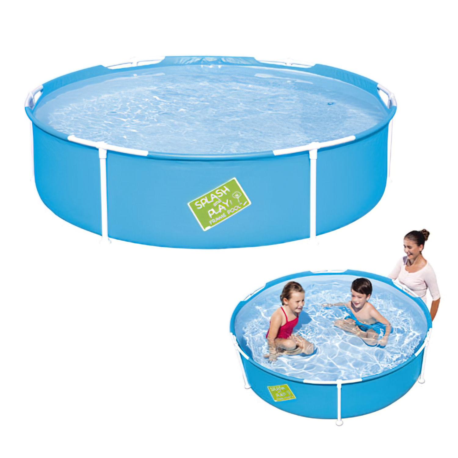 Piscina Infantil Redonda Estructura Metalica Ø 152 x 38 cm.