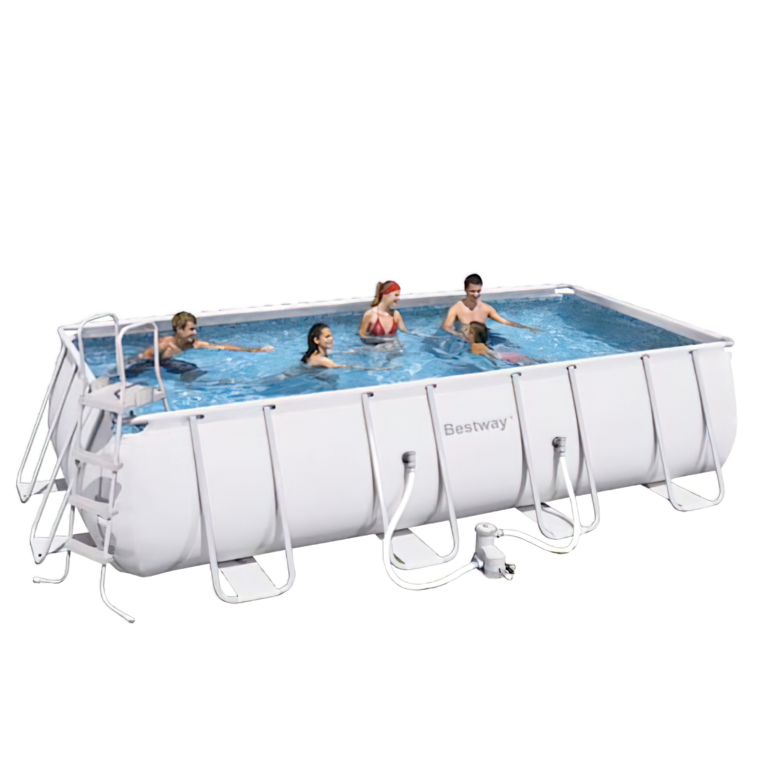 Piscina Rectangular Con Depuradora 549x274x122 cm.