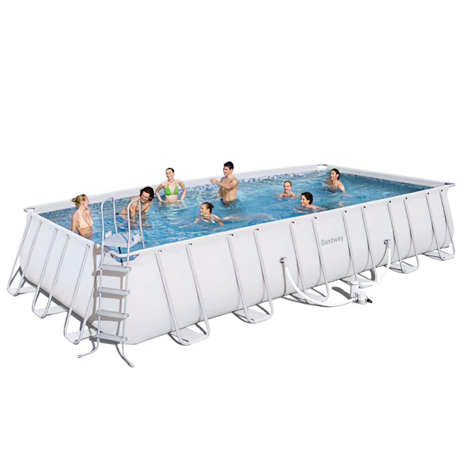 Piscina Rectangular Con Depuradora 732x366x132 cm.