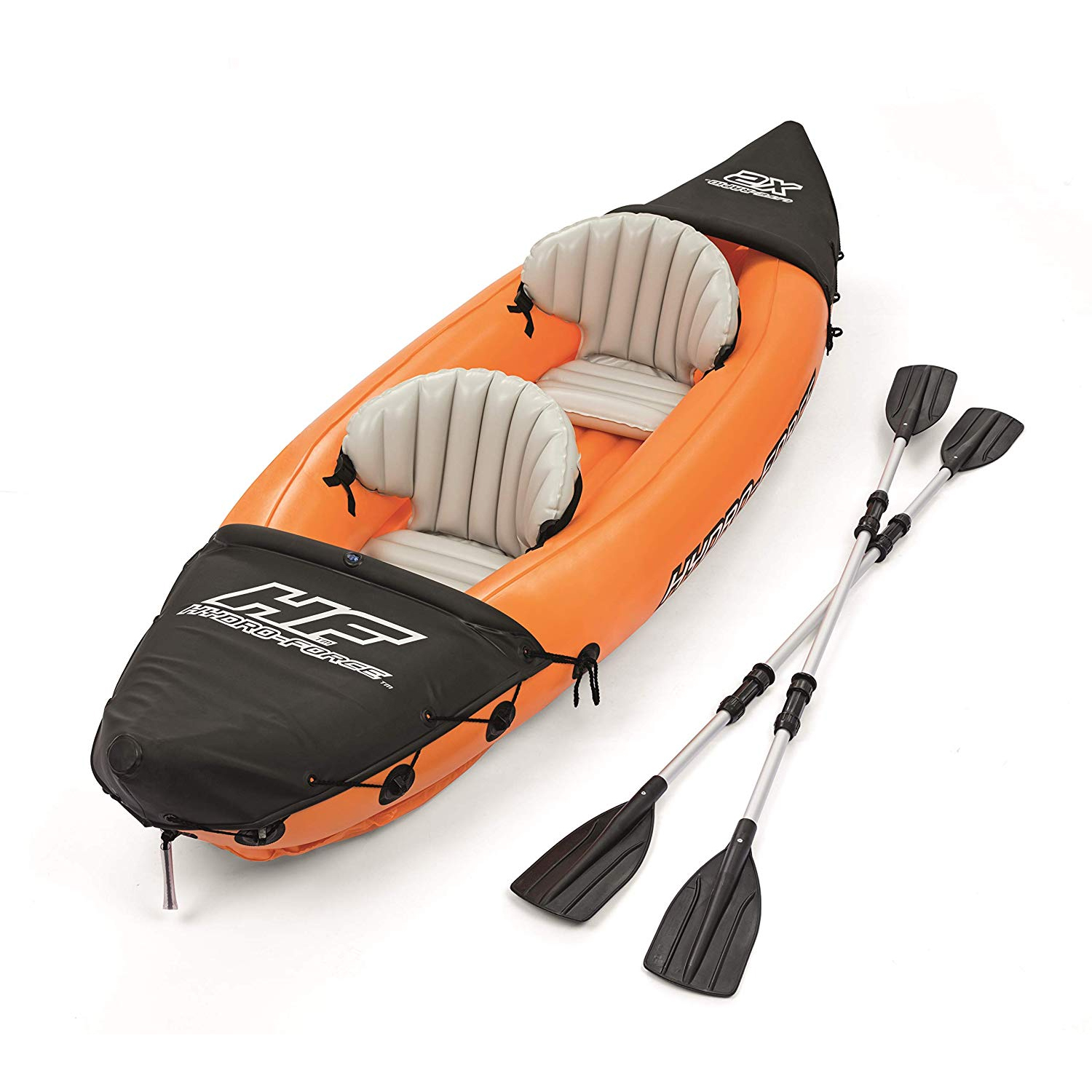 Flotador Kayak Semirigido 330 x 94 cm. 2 personas Max. 160 Kg. Con Remos