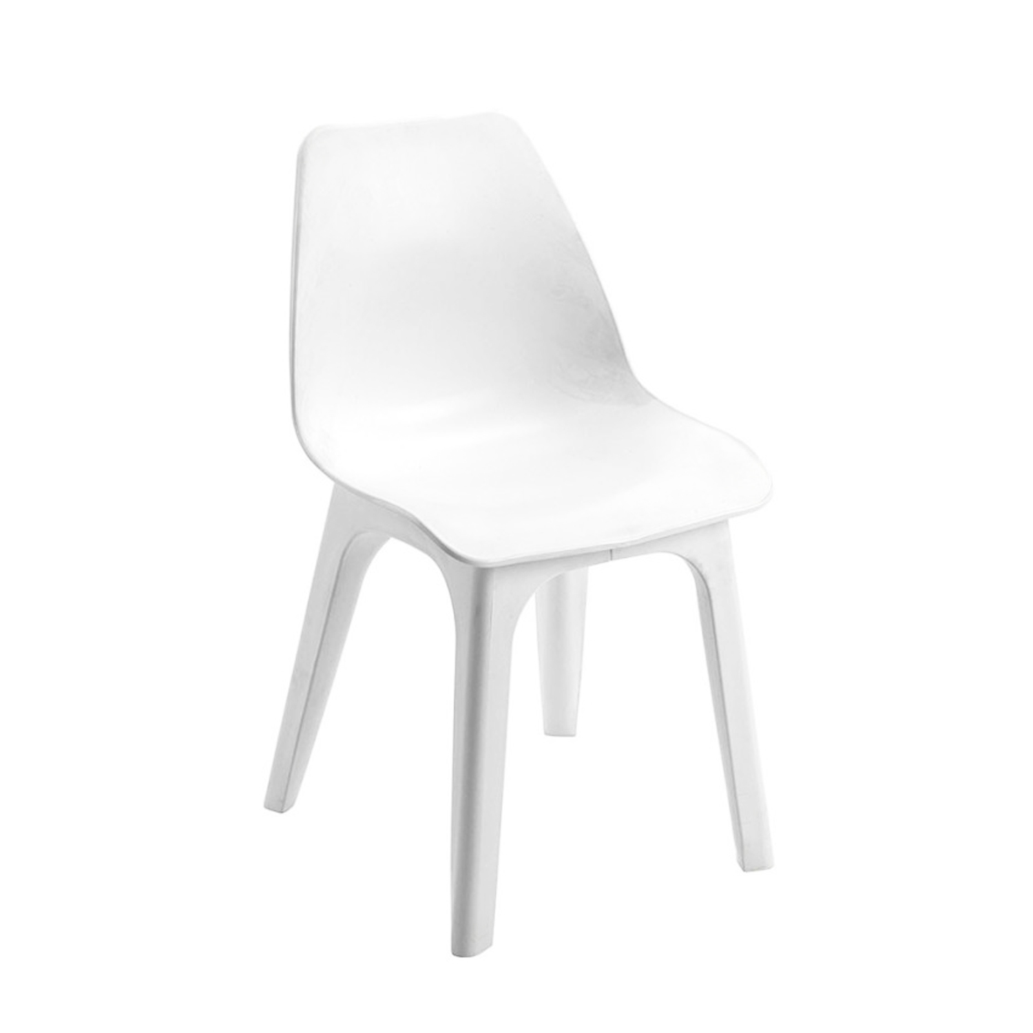 Silla Resina Eolo Sin Brazos Color Blanca 49,5x45x81 (Alt.) cm.