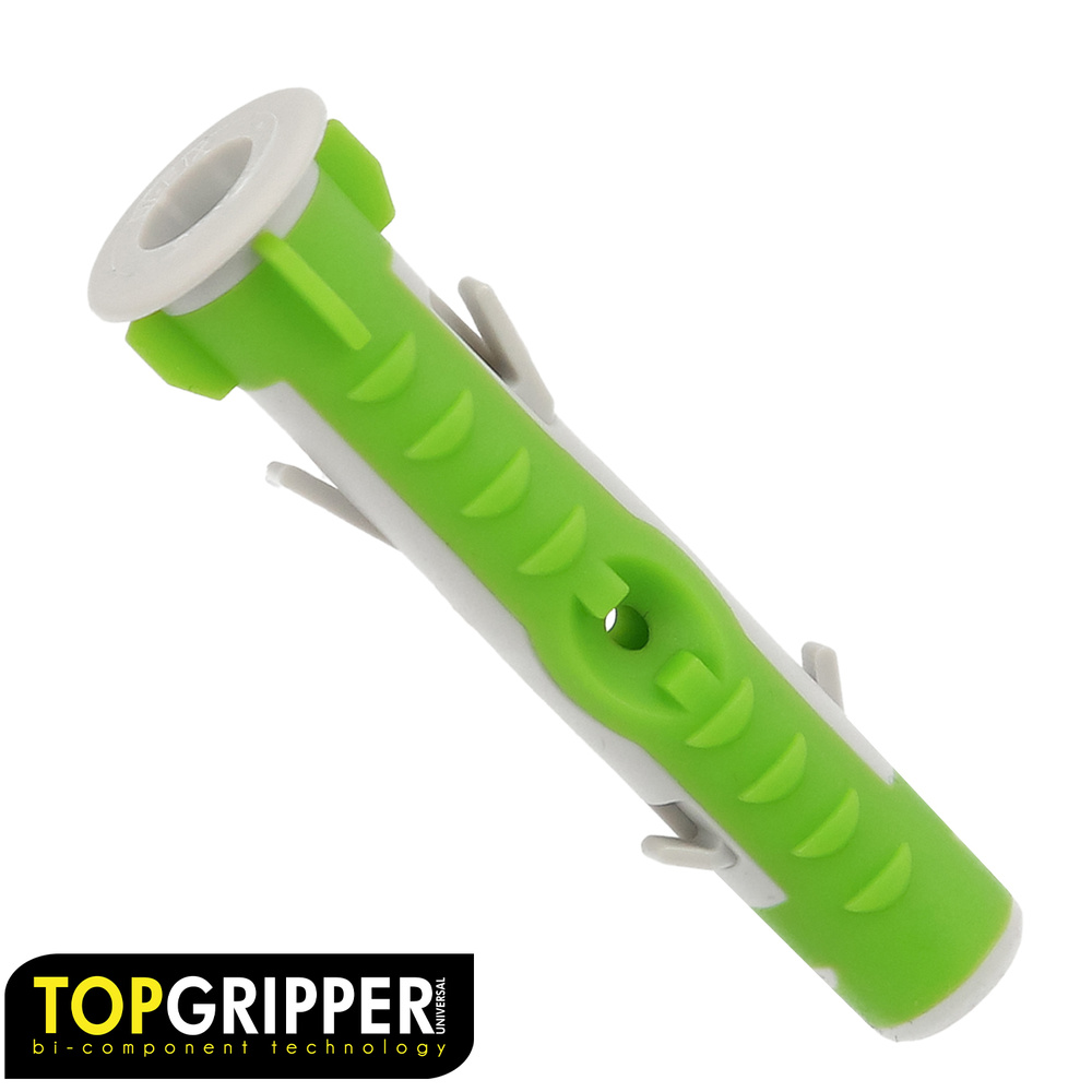 Taco Topgripper Bimaterial Ø 10 mm. (Caja 75 unidades) Taco Anclaje Universal, Taco Hormigon, Taco P