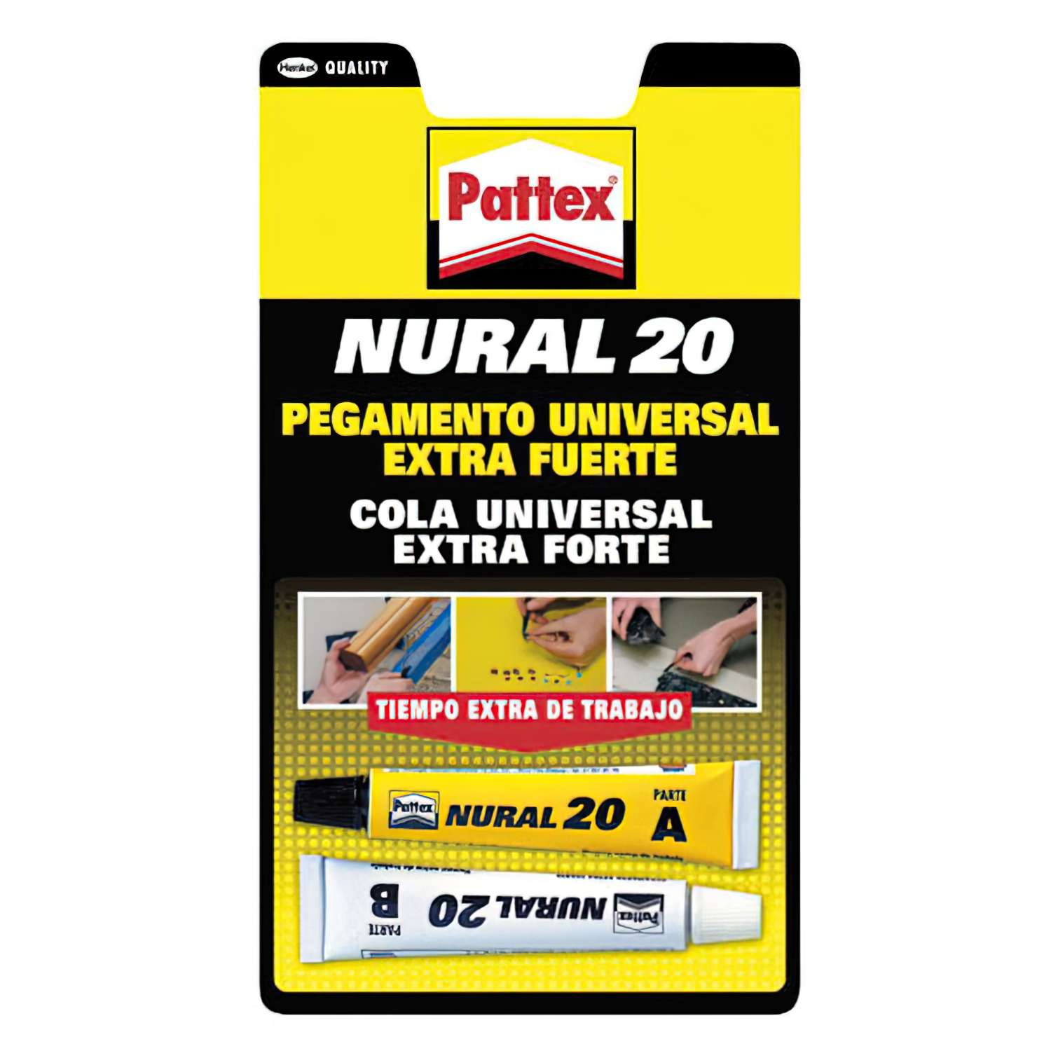 Pattex No Más Clavos Invisible, pegamento resistente transparente, pegamento  extrafuerte para madera, metal y más, adhesivo