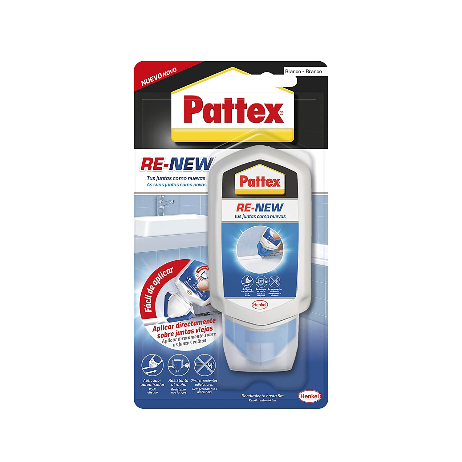 Nural Pattex Re New Juntas Baño (Bote 100 ml.)