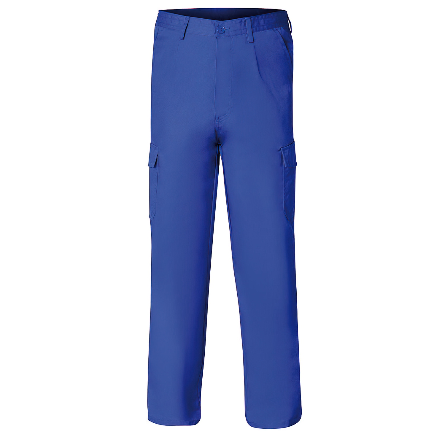Pantalon De Trabajo Largo, Color Azul, Multibolsillos, Resistente, Talla 40