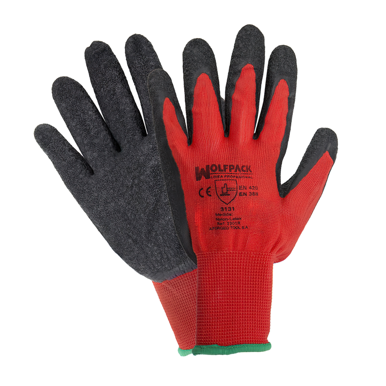 Guantes Latex / Nylon Gripflex Con Colgador Talla  6