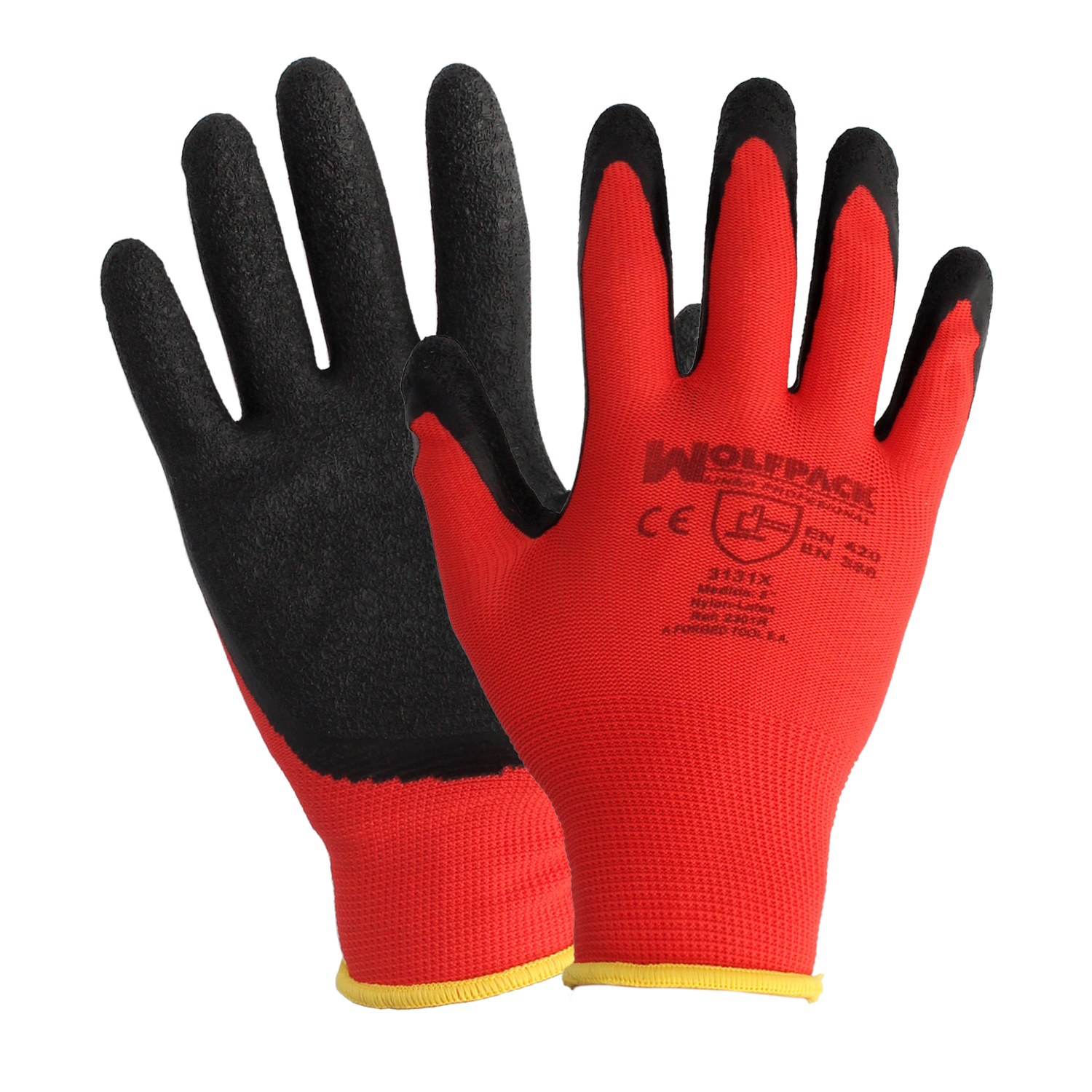 Guantes Latex / Nylon Gripflex Talla  6