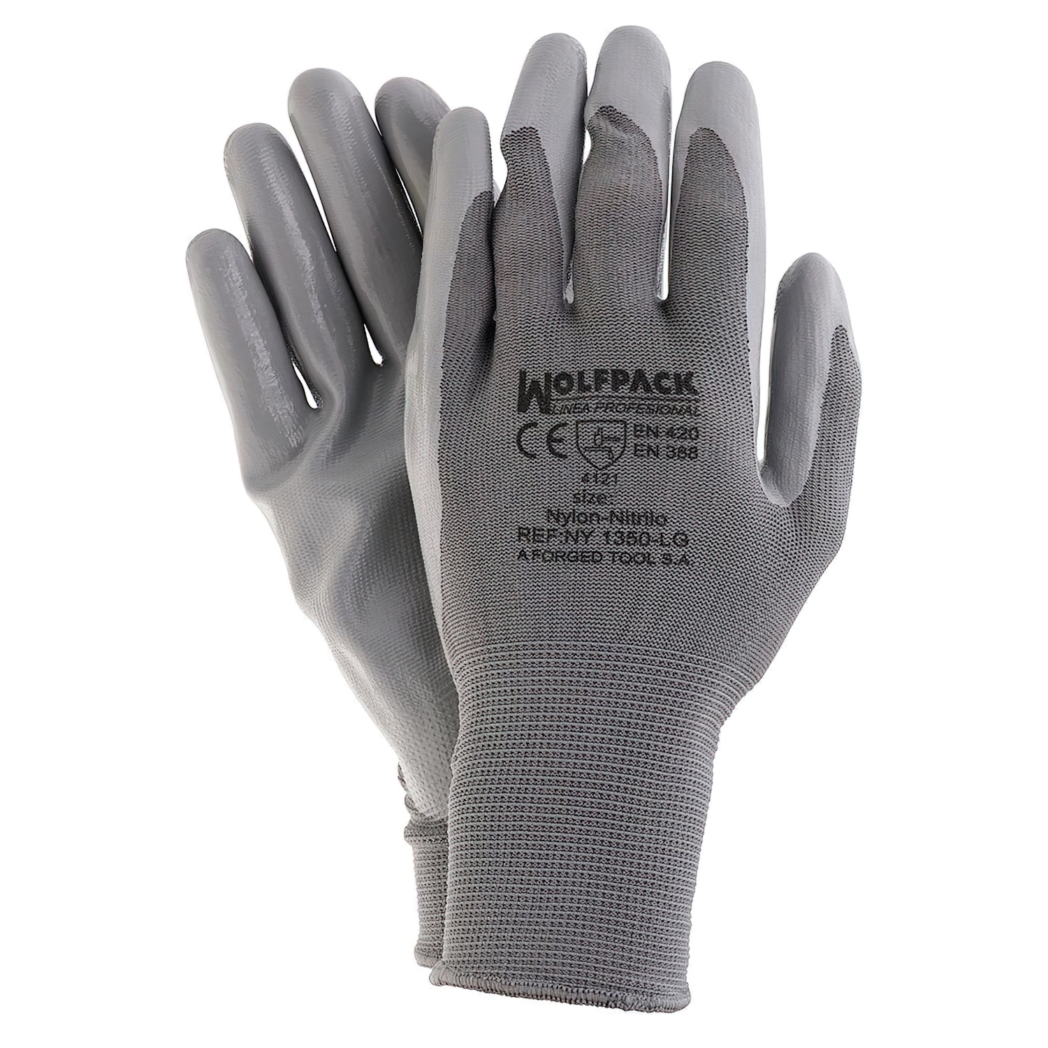 Guantes Nitrilo / Nylon Impregnado con Colgador 10