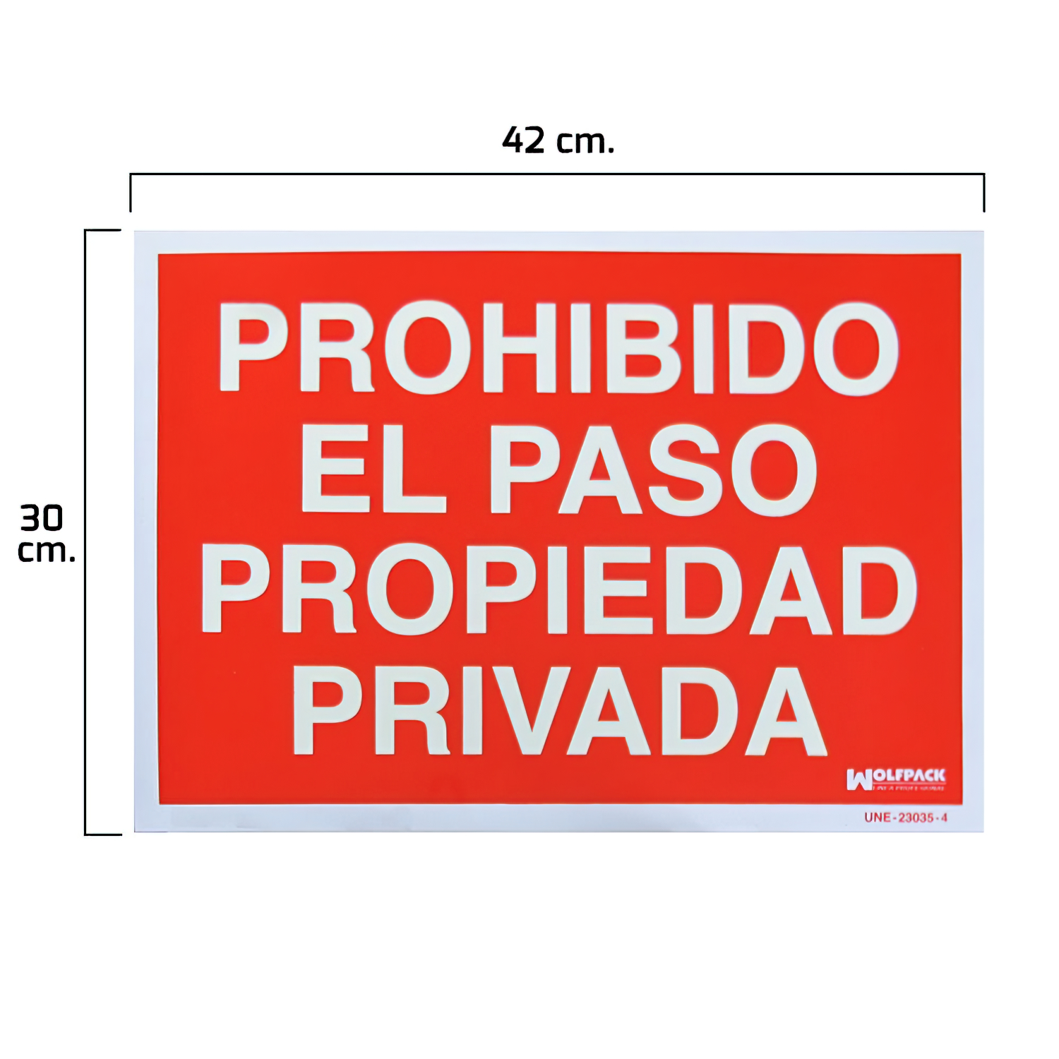 SEÑAL ZONA VIDEOVIGILADA - PLACAS Y LETREROS