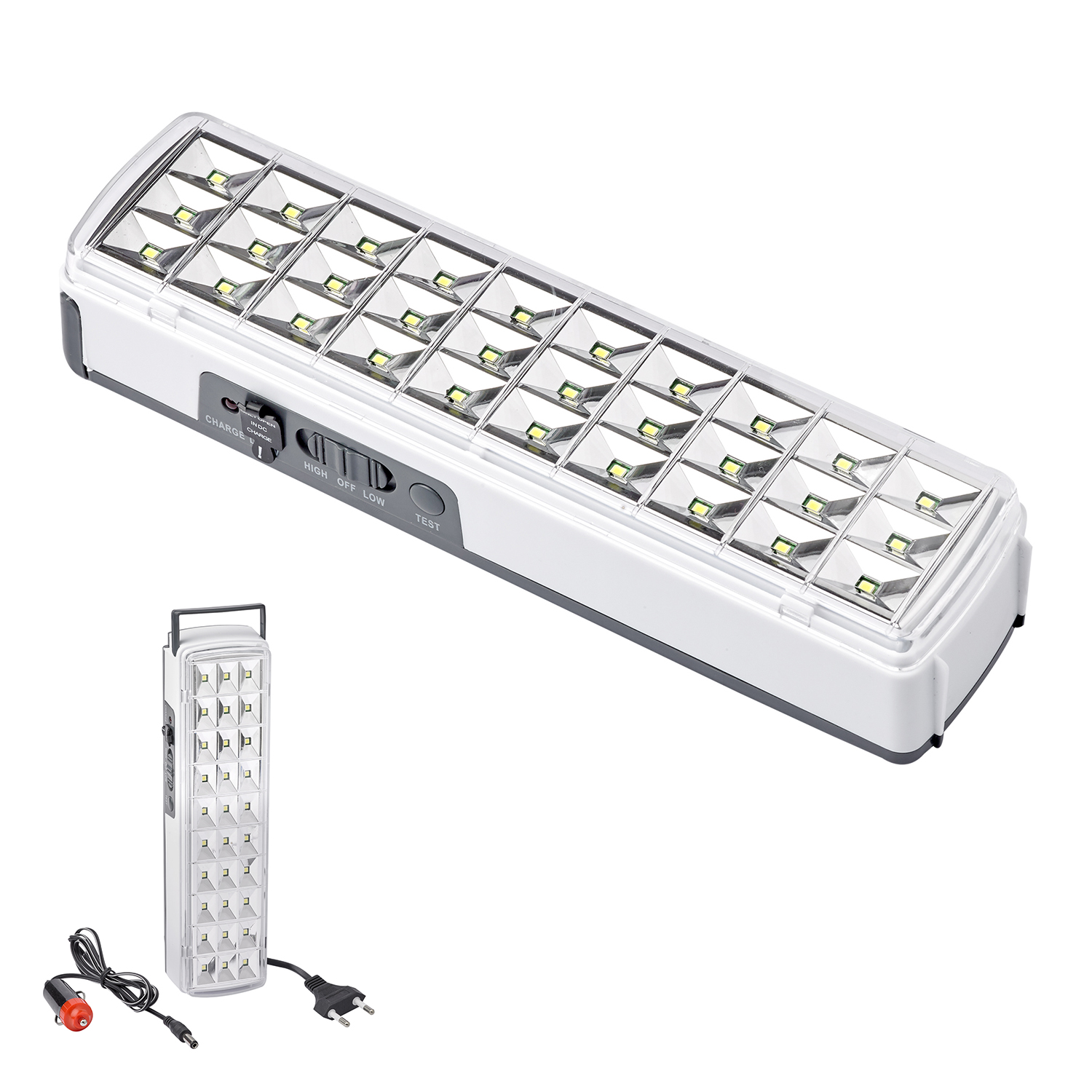 Linterna Led Emergencia Recargable Con Bateria De Litio