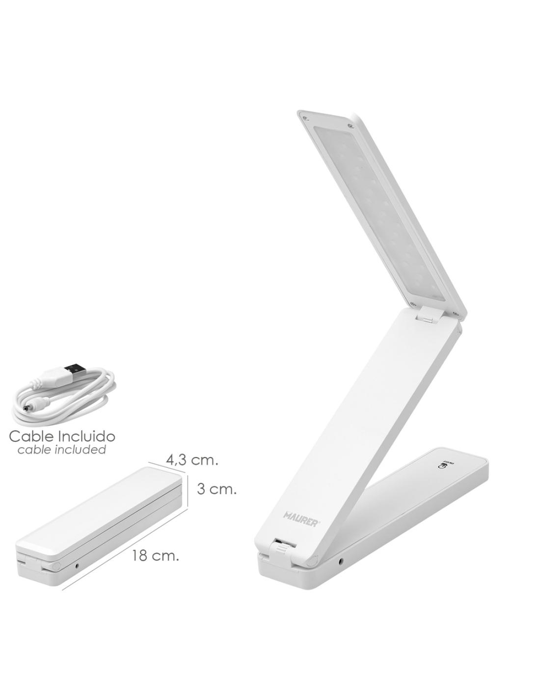 Lampara Led Mesa Plegable Articulada 180 Lumenes