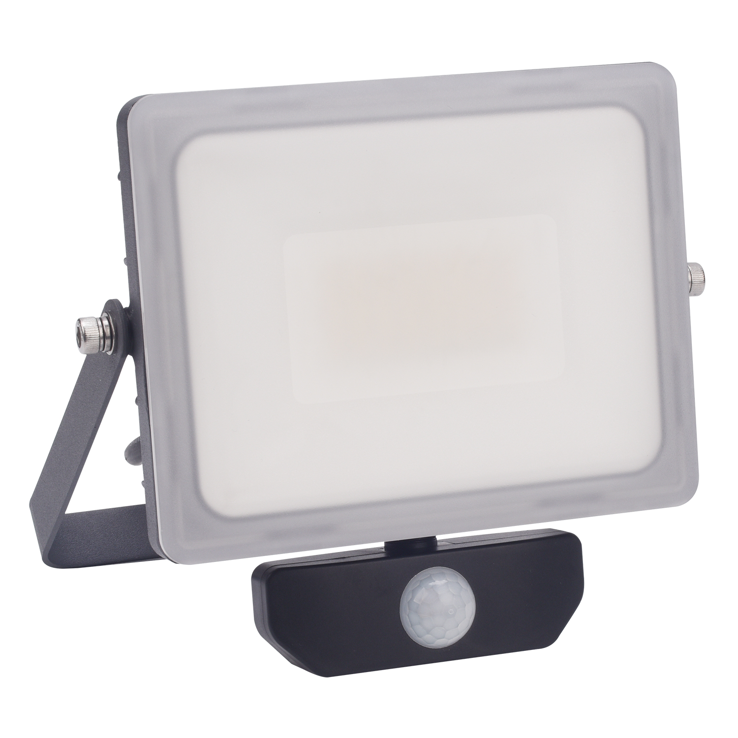 Foco Led Plano 30 Watt. Luz Blanca 4000º K  IP 65 2400 Lumenes Con Sensor de Presencia