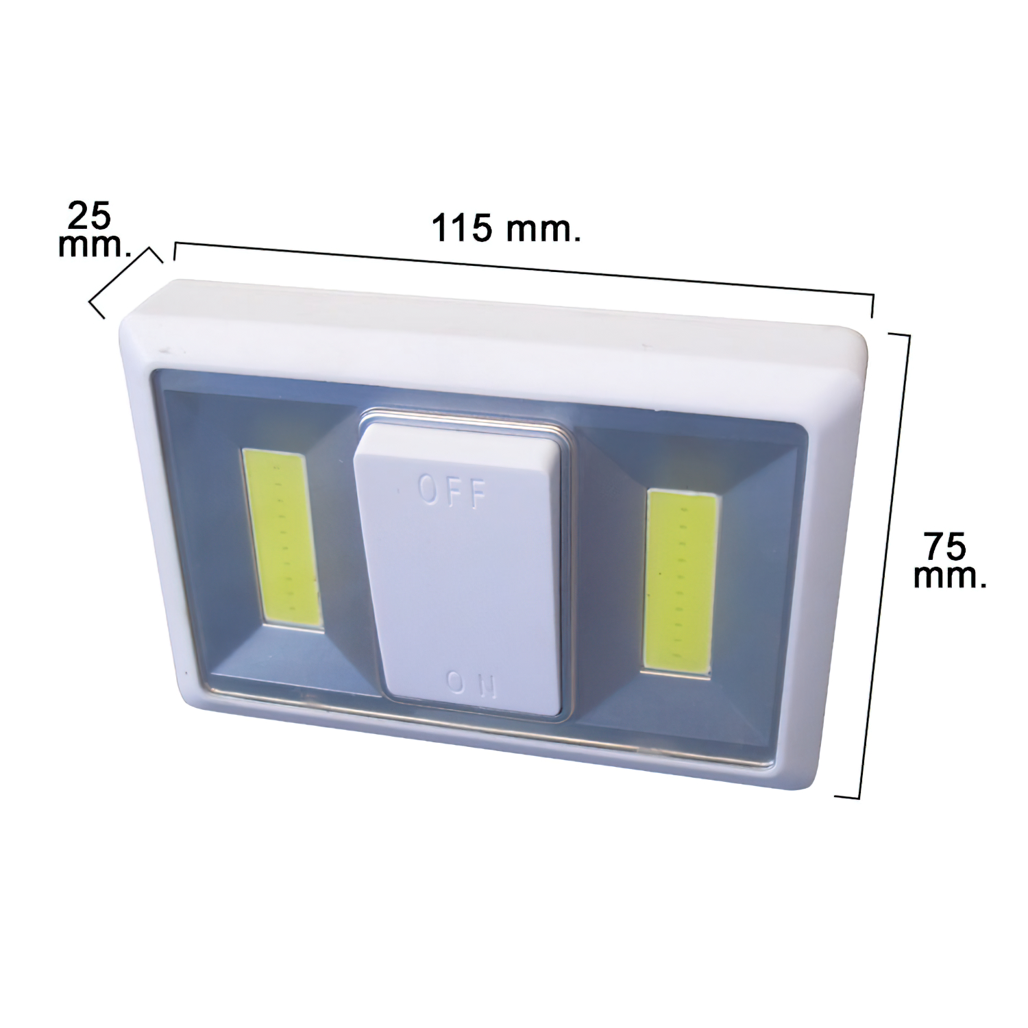 Luz Led Para Pared Con Interruptor (Fijación Mediante Pegatina, Iman o Tornillos)