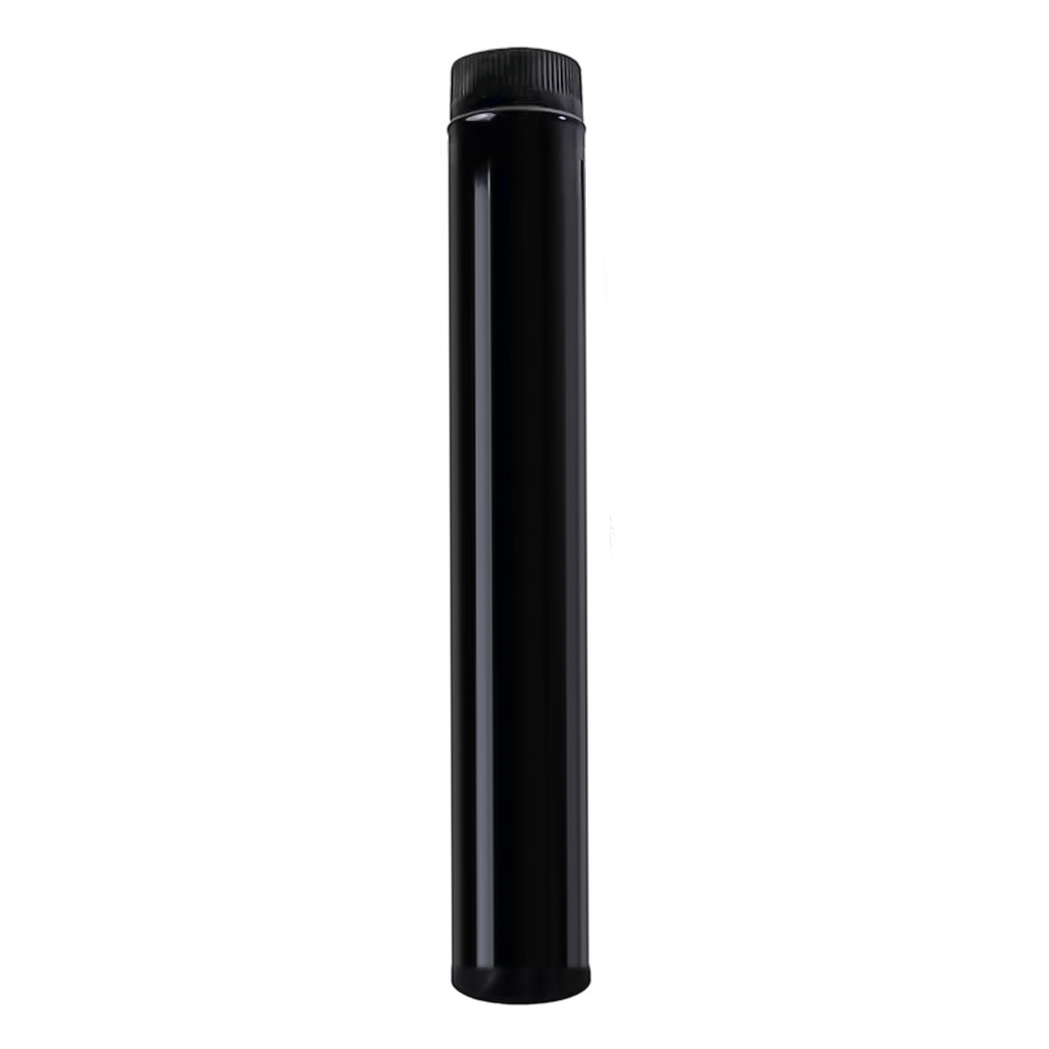 Wolfpack Tubo de Estufa Acero Vitrificado Negro Ø 100 mm. Ideal Estufas de Leña, Chimenea, Alta resi
