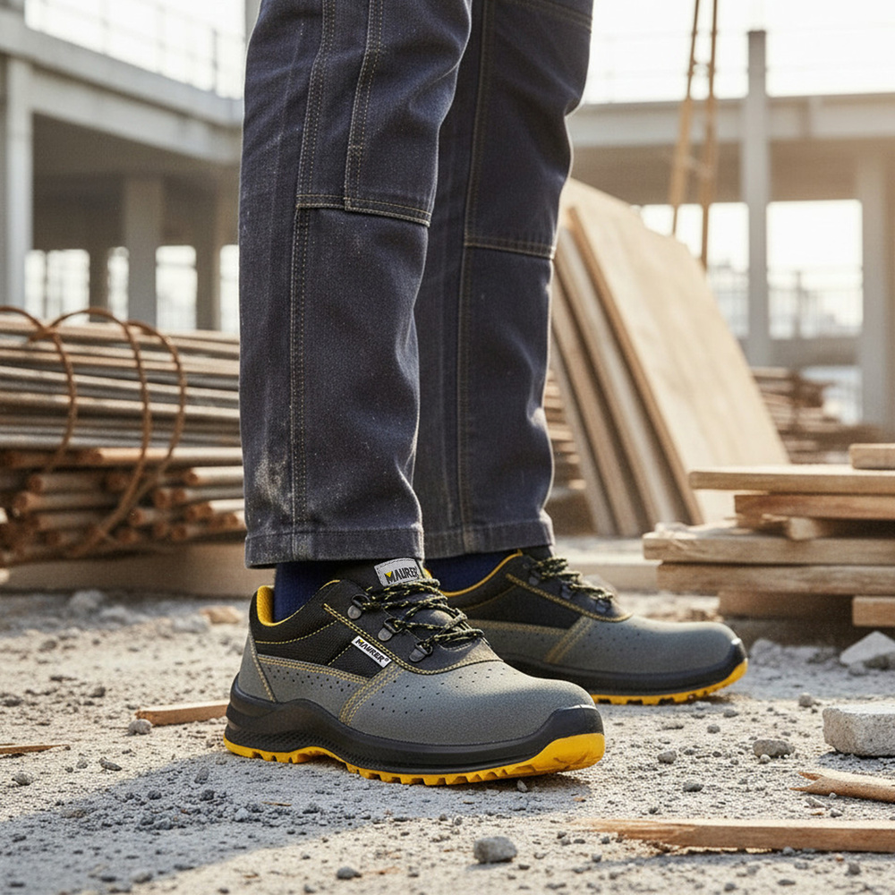 Zapato Seguridad Maurer S1 Modelo Sveva Transpirables concon suela y puntera antiperforación Talla 38.