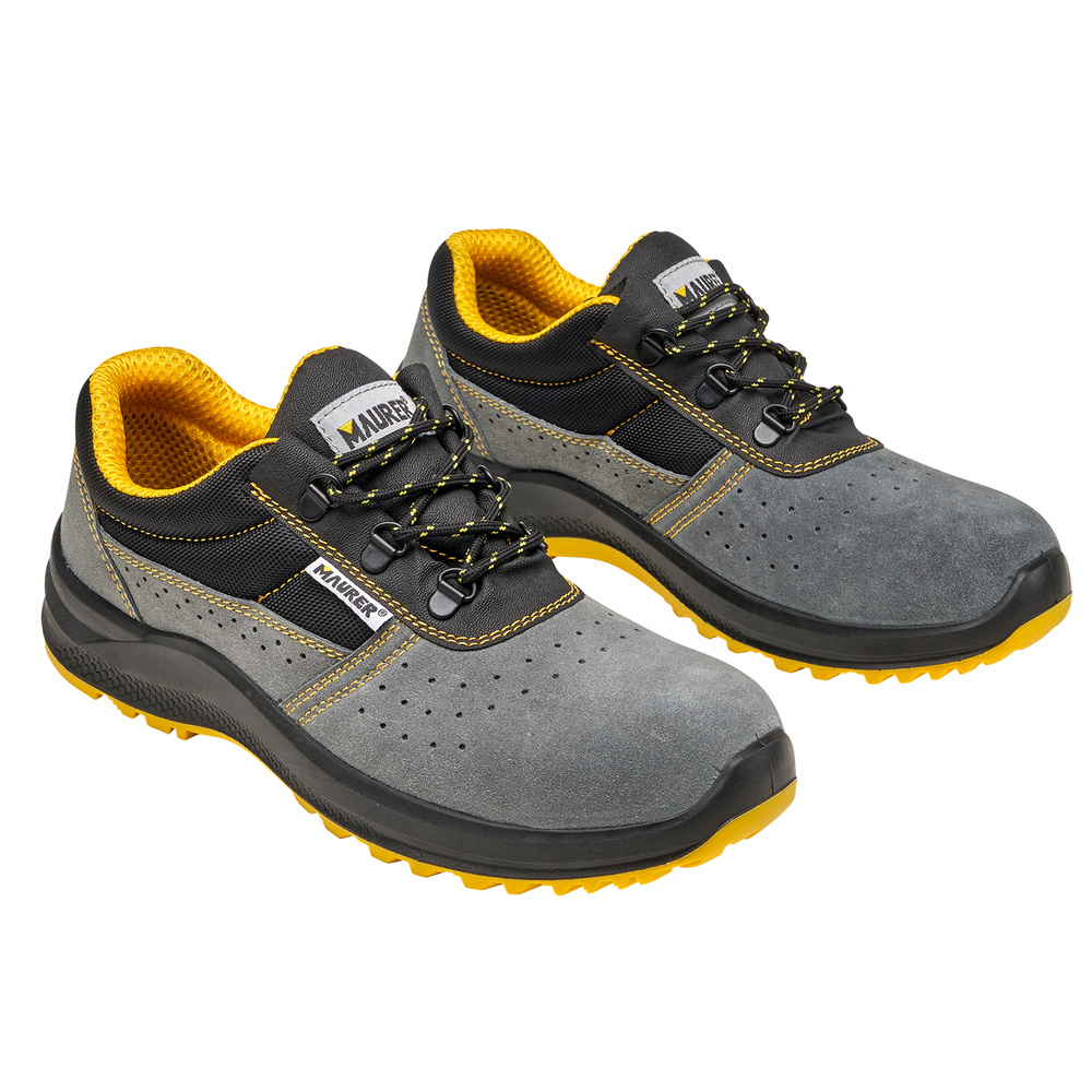 Zapato Seguridad Maurer S1 Modelo Vittoria Transpirables concon suela y puntera antiperforación Talla  44.