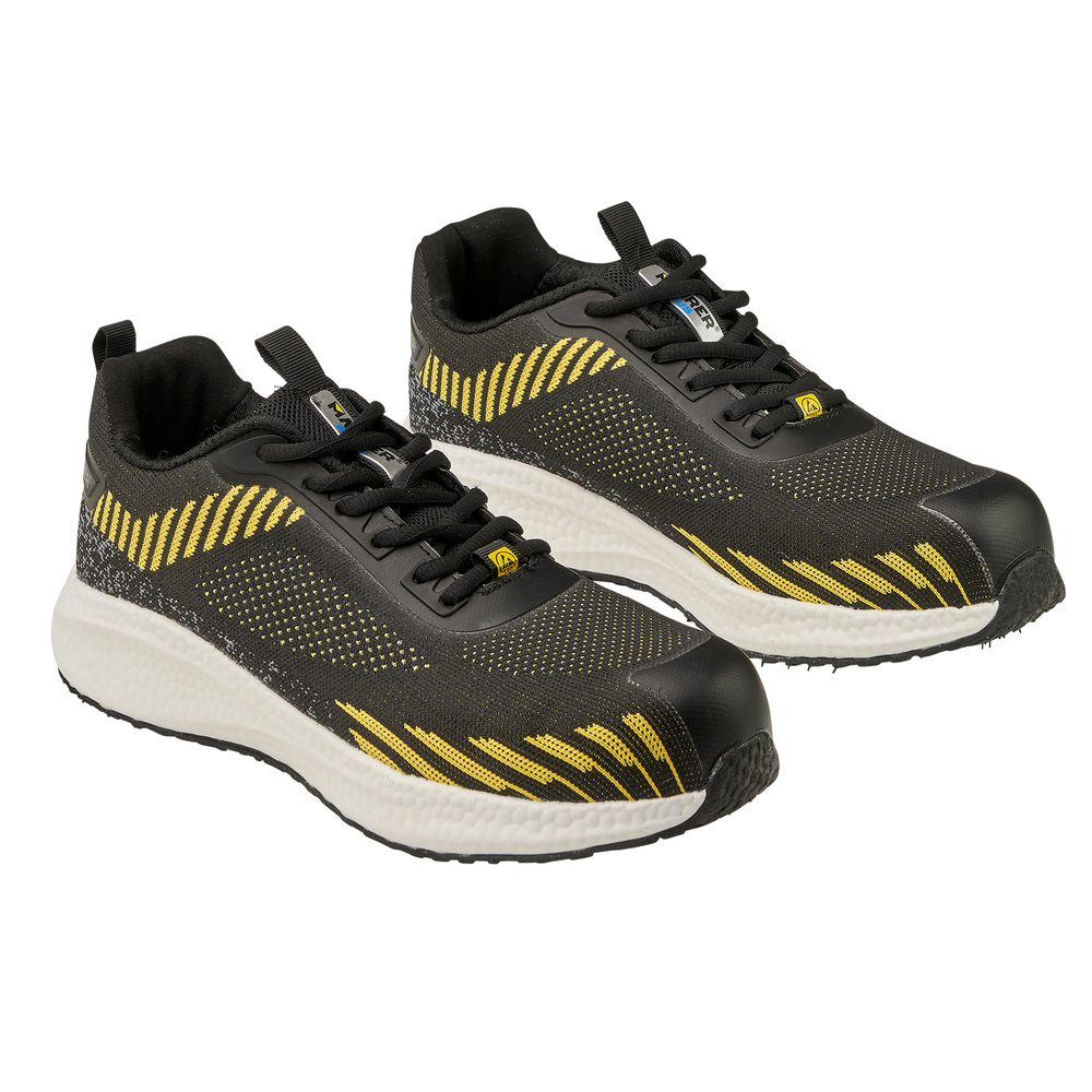 Deportiva Seguridad Maurer S1 Modelo Lusitania Antideslizante con suela y puntera antiperf Resistente a los Hidrocarburos Nº 45 