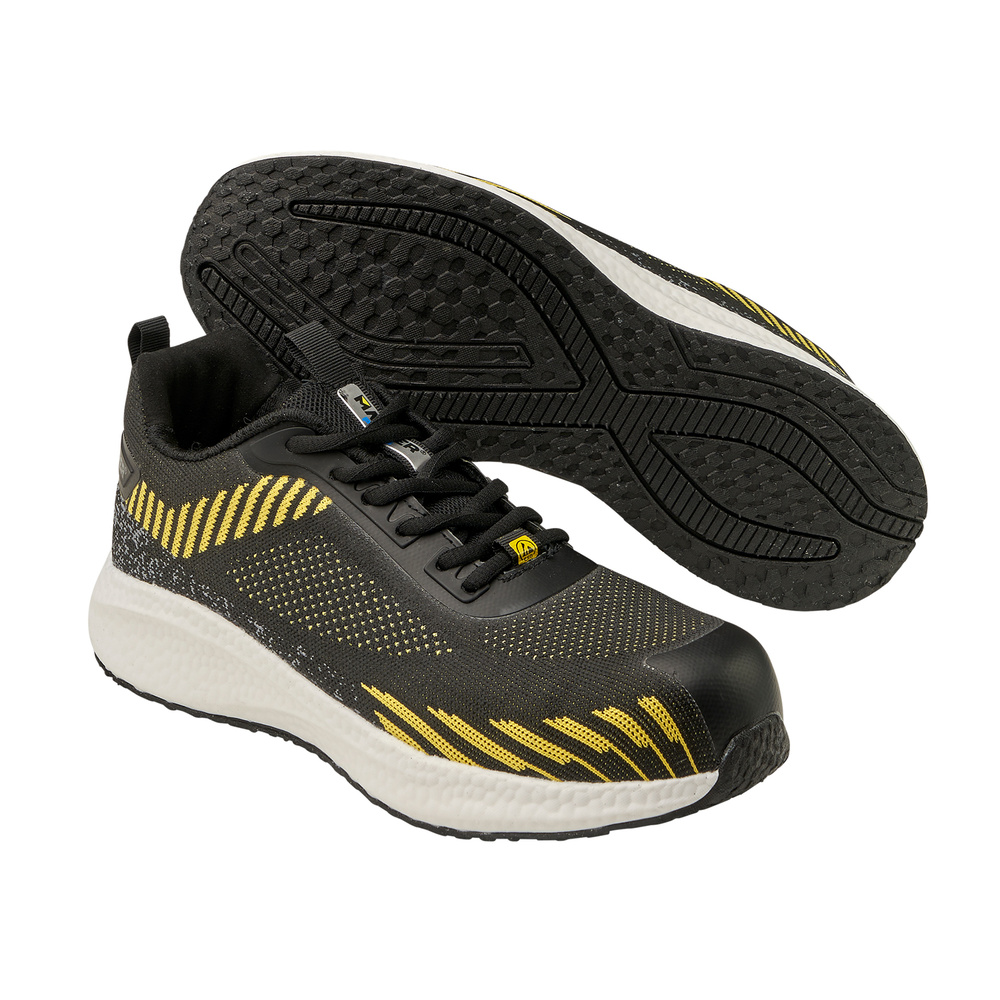 Deportiva Seguridad Maurer S1 Modelo Lusitania Antideslizante con suela y puntera antiperf Resistente a los Hidrocarburos Nº 45 