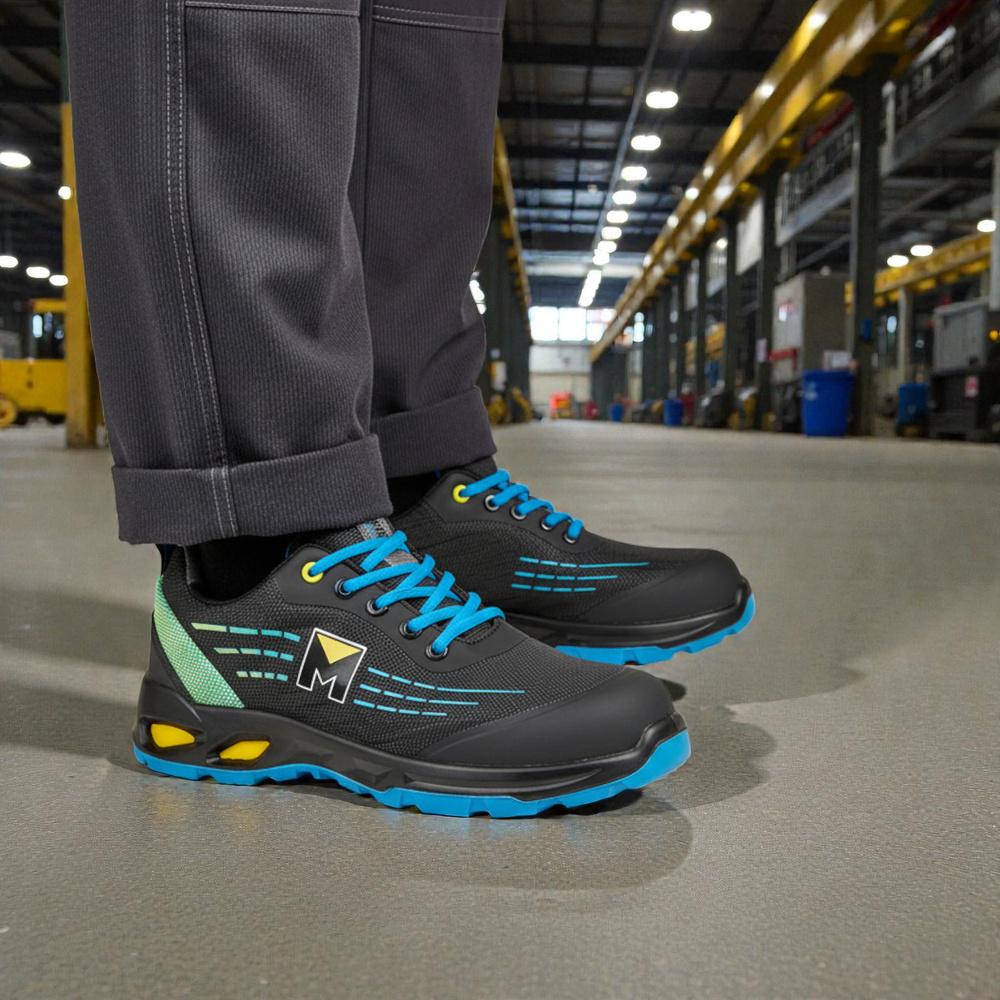 Deportiva Seg. Maurer S3L Modelo Lapis Antideslizante con suela y puntera antiperforación Resistente a los Hidrocarburos Nº 40. 