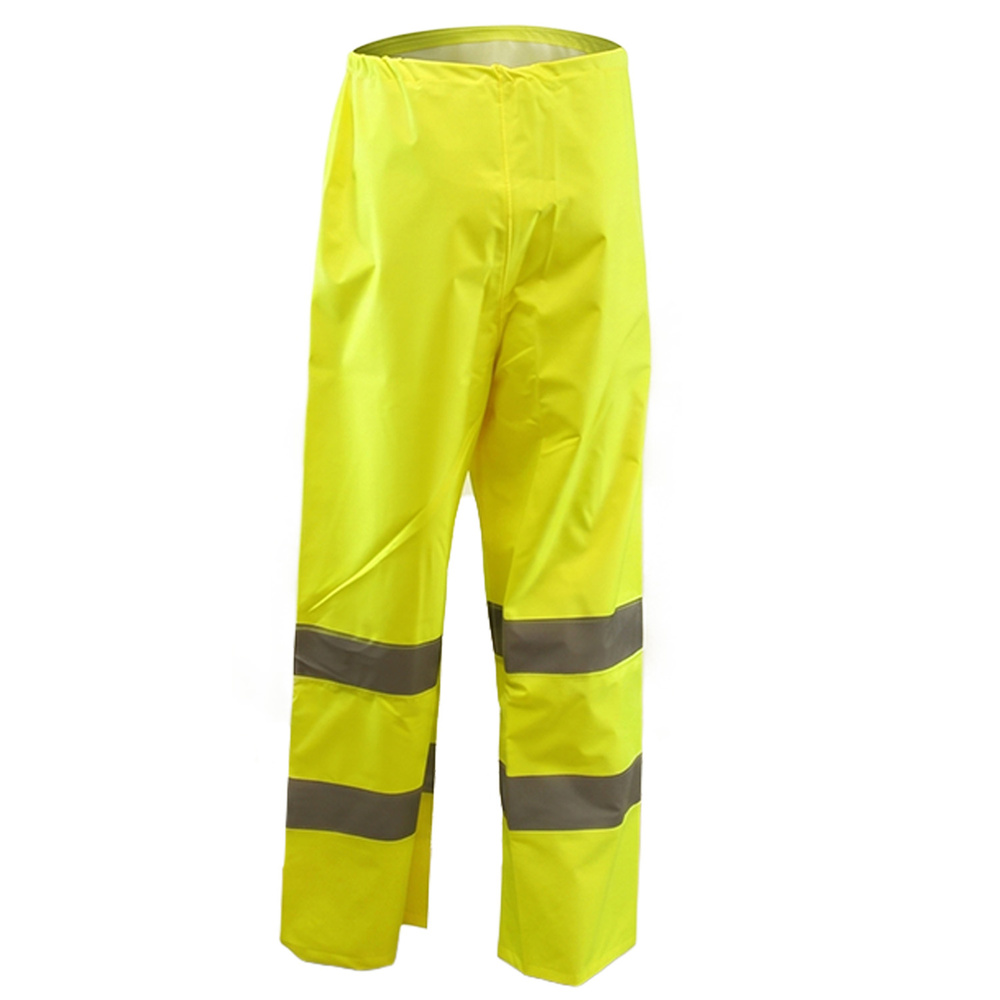 Pantalon Alta Visibilidad Lluvia Talla S. 100% Impermeable Certificación EN 343 - Clase 4;1;X / EN ISO 20471 - Clase 2