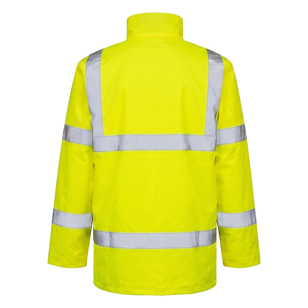 Parka Alta Visibilidad Lluvia Talla S. 100% Impermeable Certificación EN 343 - Clase 4;1;X / EN ISO 20471 - Clase 2