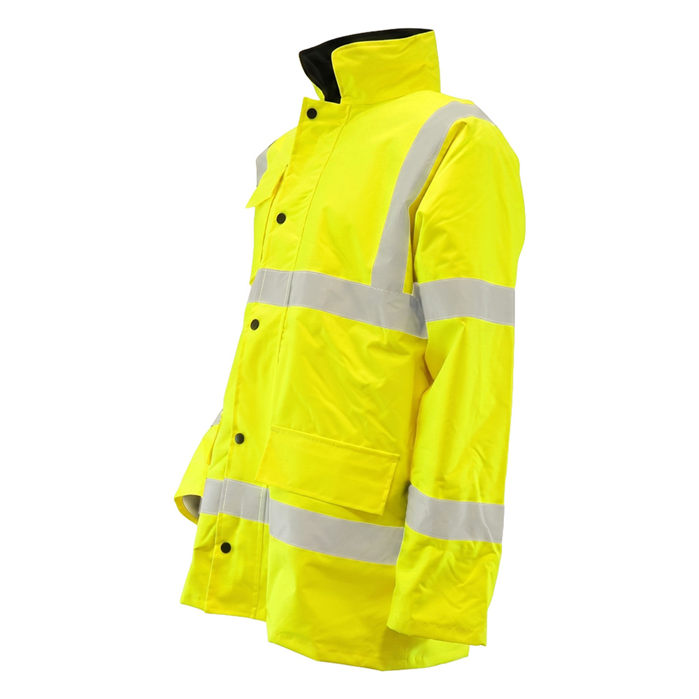 Parka Alta Visibilidad Lluvia Talla S. 100% Impermeable Certificación EN 343 - Clase 4;1;X / EN ISO 20471 - Clase 2
