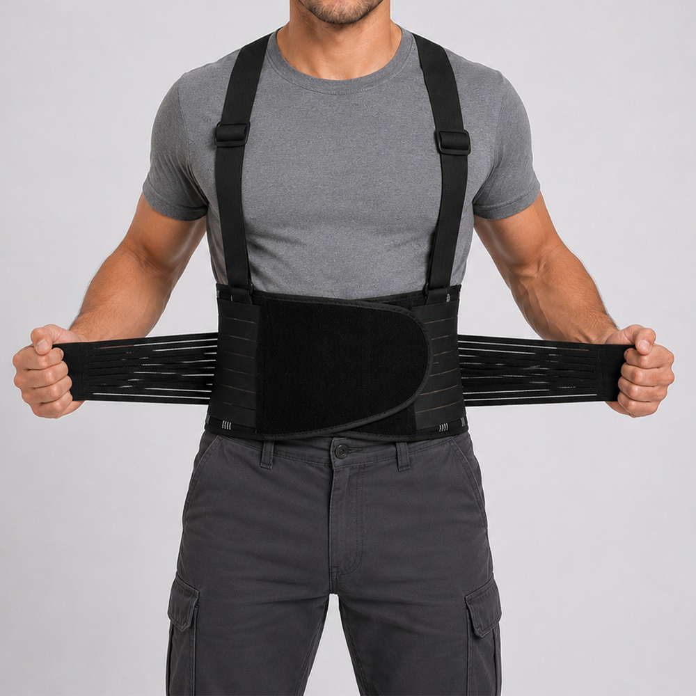 Faja Lumbar Con Tirantes      Talla S/M
