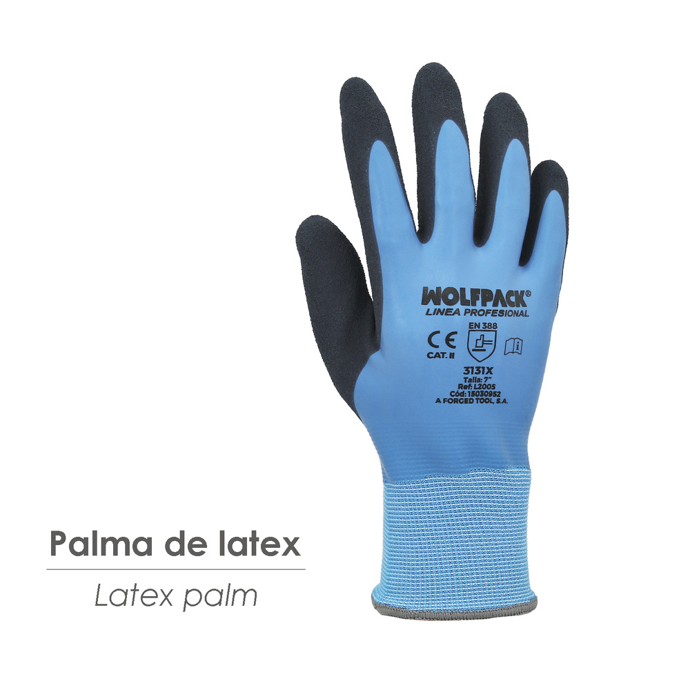 Guante Latex Foam Impermeable 6