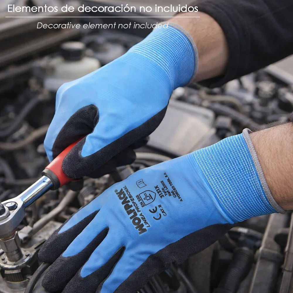 Guante Latex Foam Impermeable 6