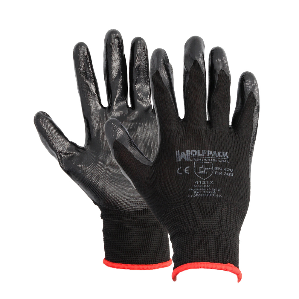 ▷🥇 distribuidor guantes nitrilo nylon impregnado 8" | Mayorista Ferretería 【AFT】