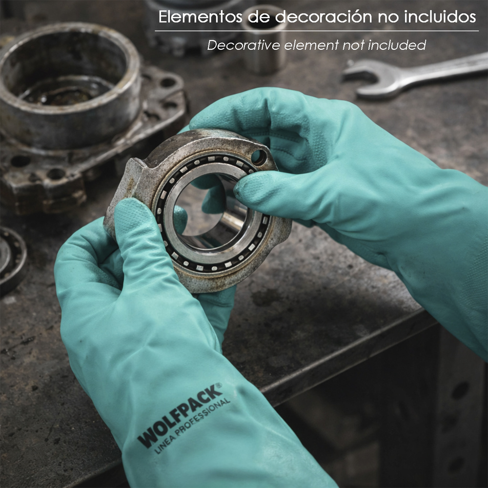 Guante Nitrilo Oil Resistant Talla M 8