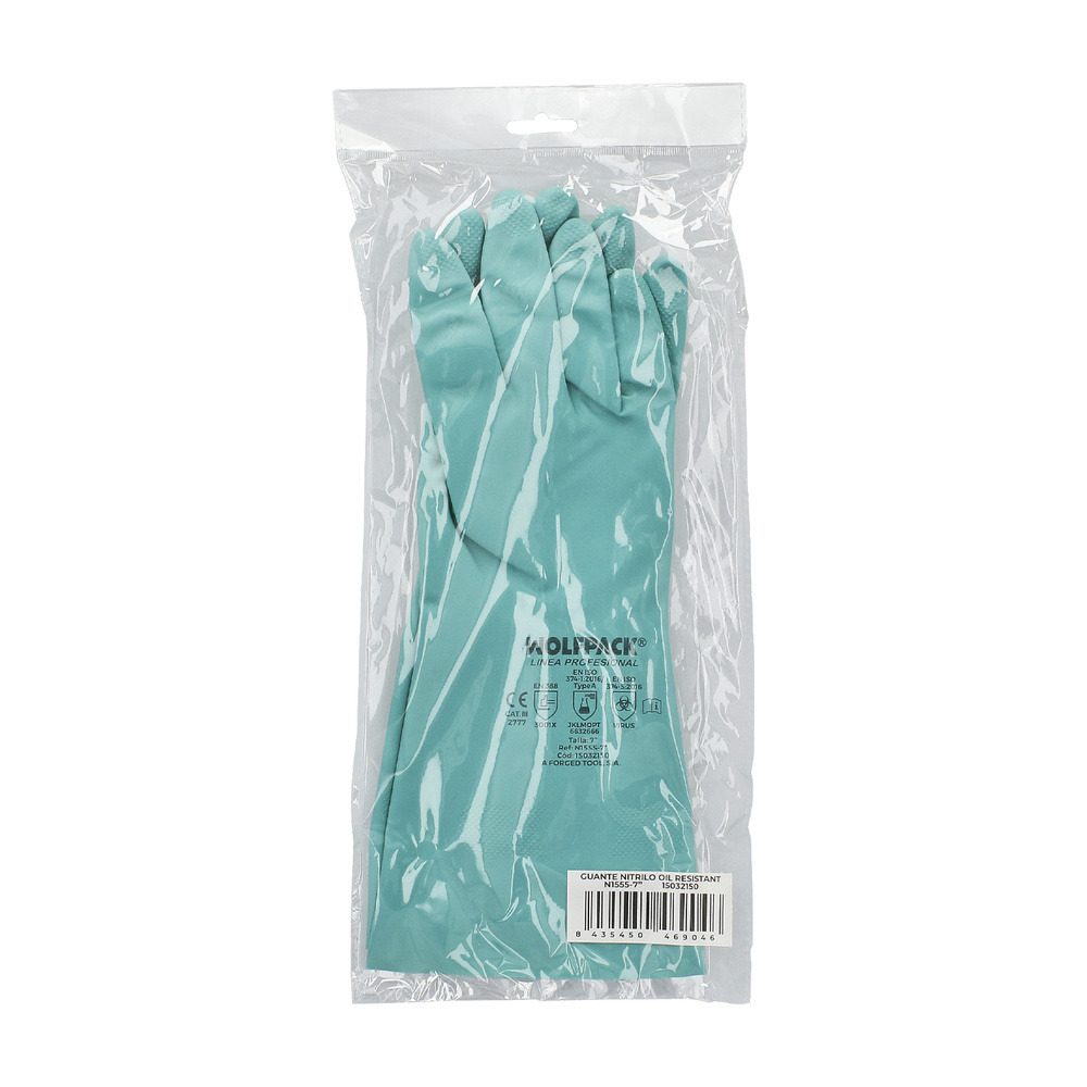 Guante Nitrilo Oil Resistant Talla M 8