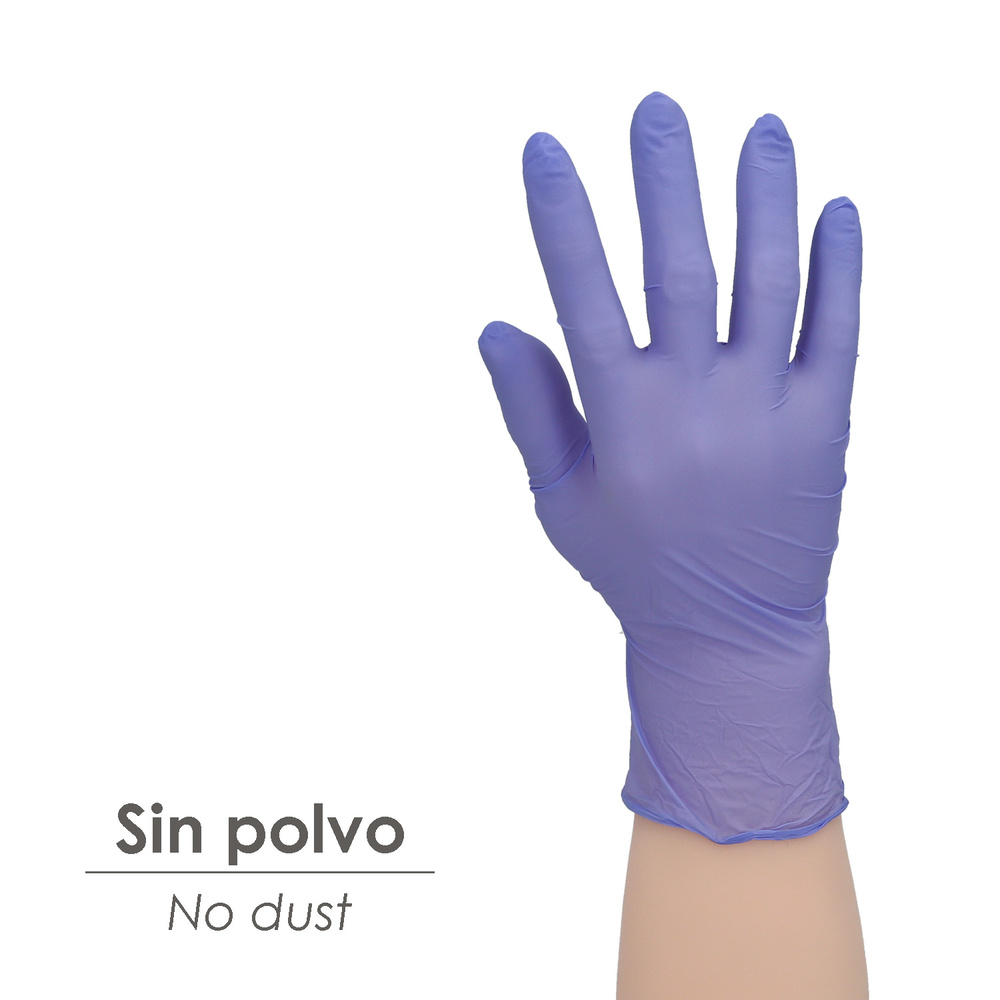 Guante Desechable Nitrilo Azul  S 3,5 gms. 