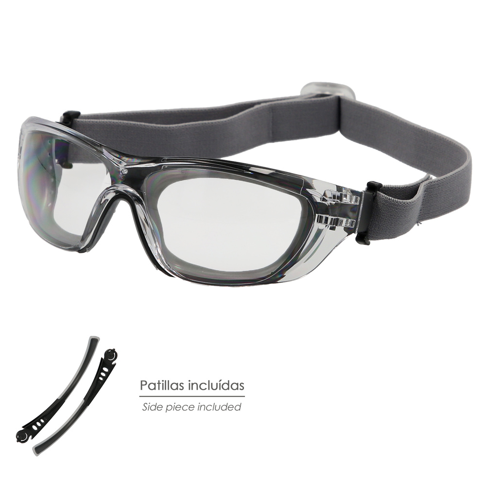 ▷🥇 distribuidor gafas de seguridad acolchadas cristales transparentes con  patillas o goma elastica patillas engomadas en/166