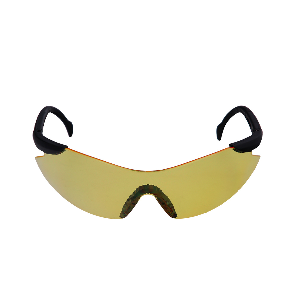 Gafas Proteccion EN166 Patillas Ajustables Lentes Ambar