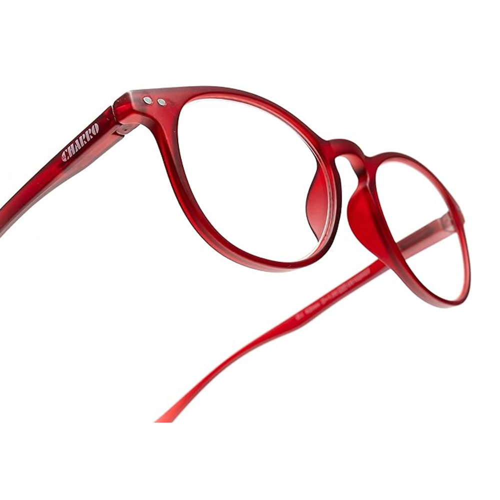 Gafas Lectura Connecticut Color Rojo Aumento +2,0 Patillas Para Colgar del Cuello