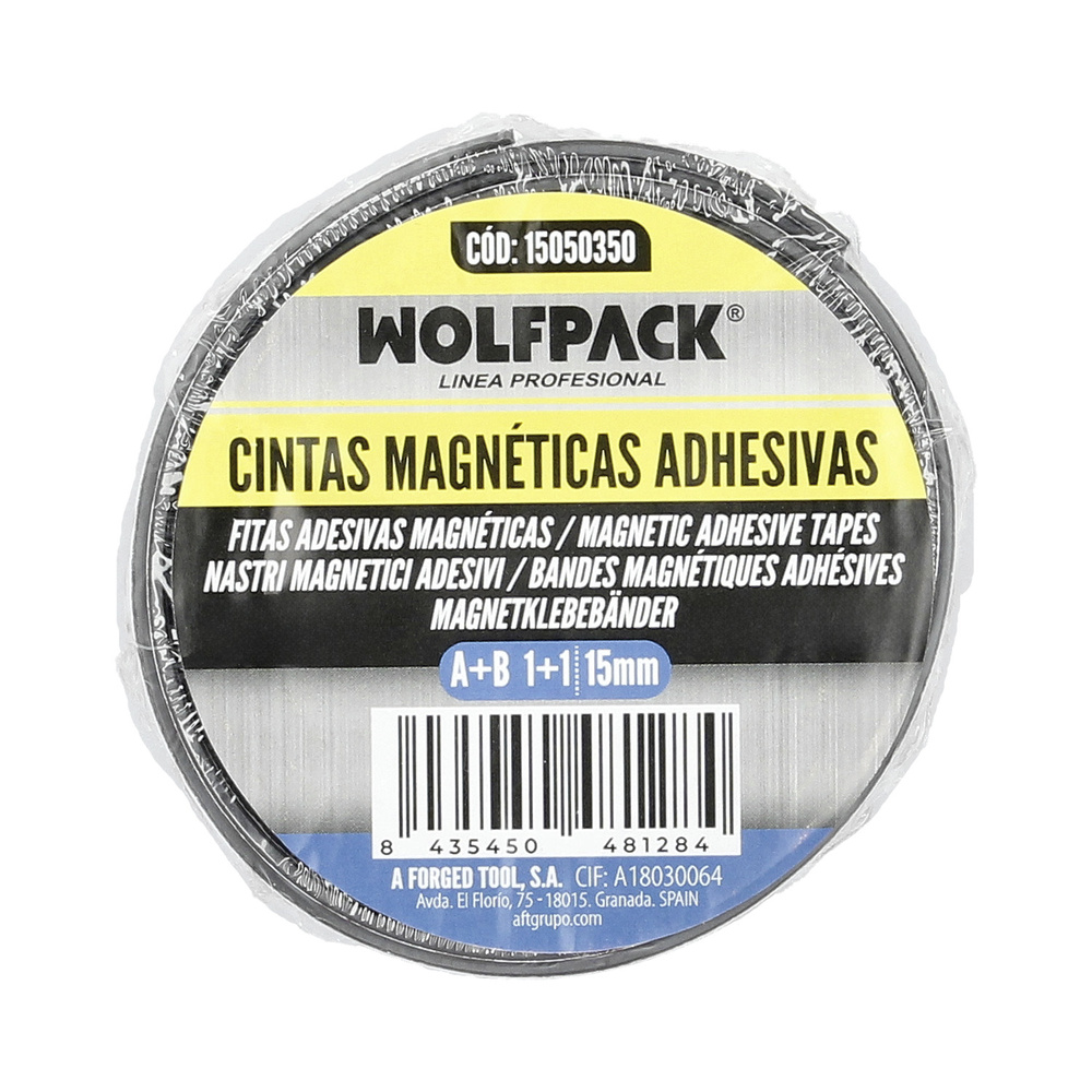Cinta Magnetica Adhesiva A+B 1+1m 15mm